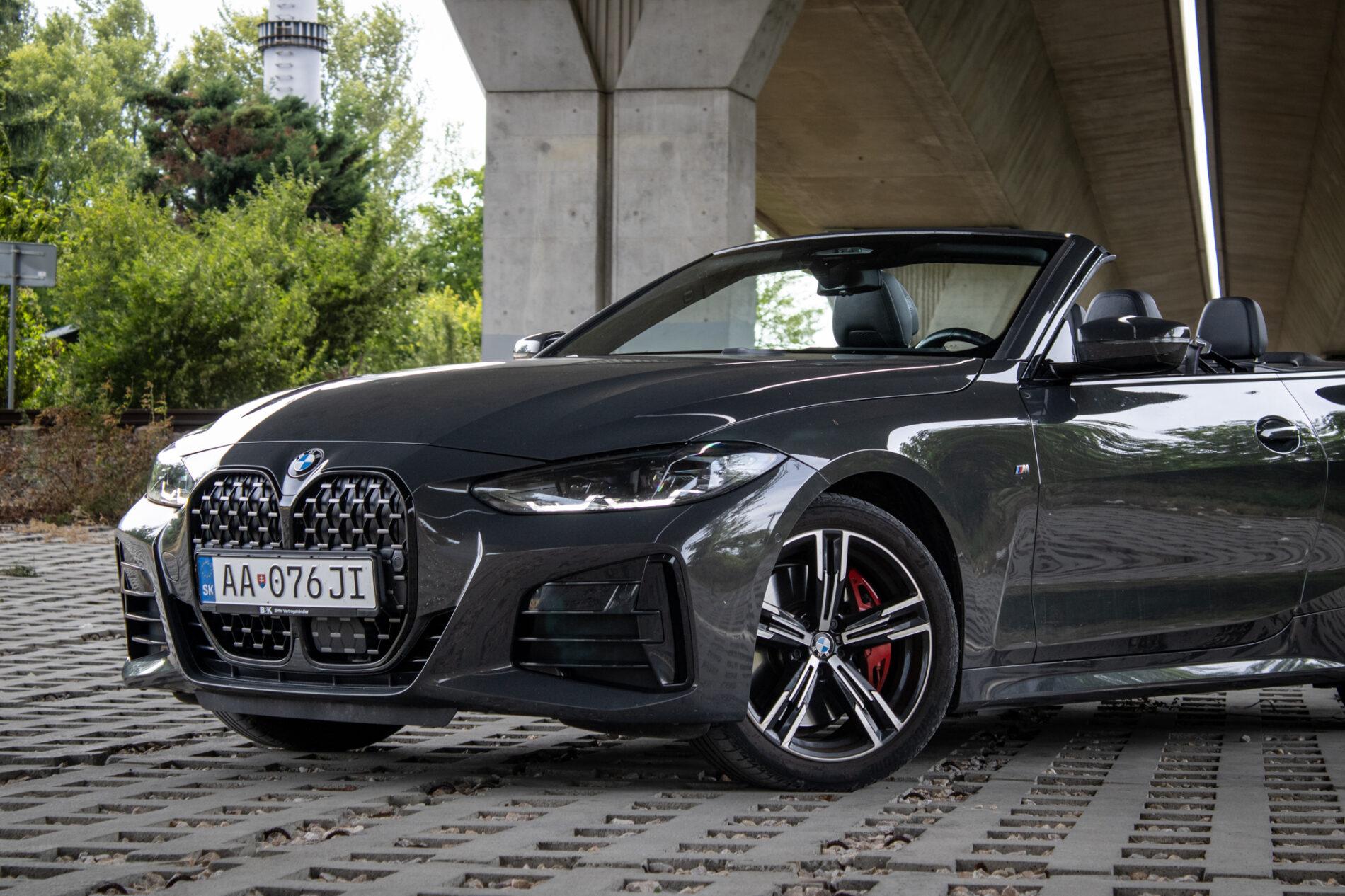 2023 BMW M440i, šedá kabriolet, 23 747 km