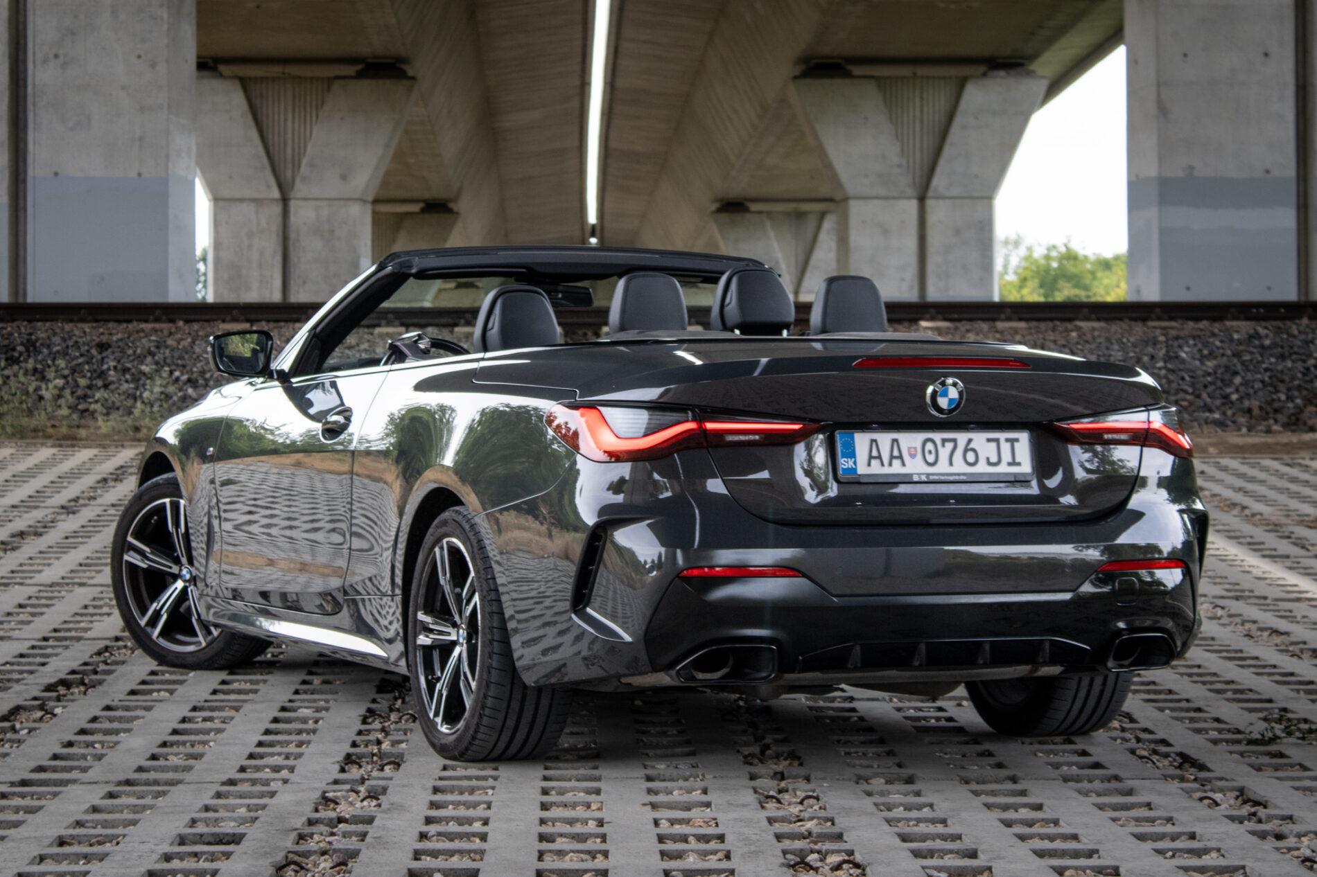 2023 BMW M440i, šedá kabriolet, 23 747 km