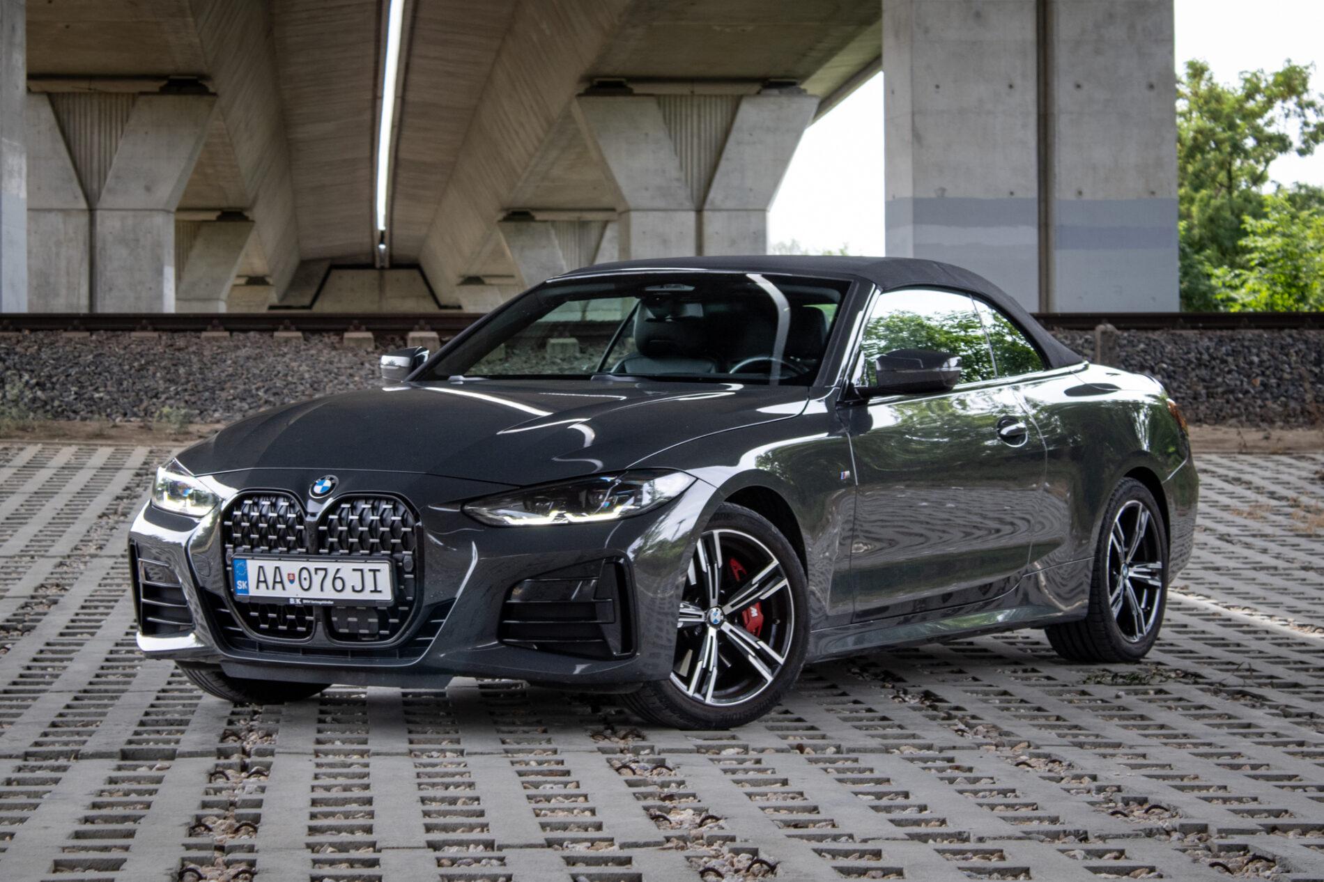 2023 BMW M440i, šedá kabriolet, 23 747 km