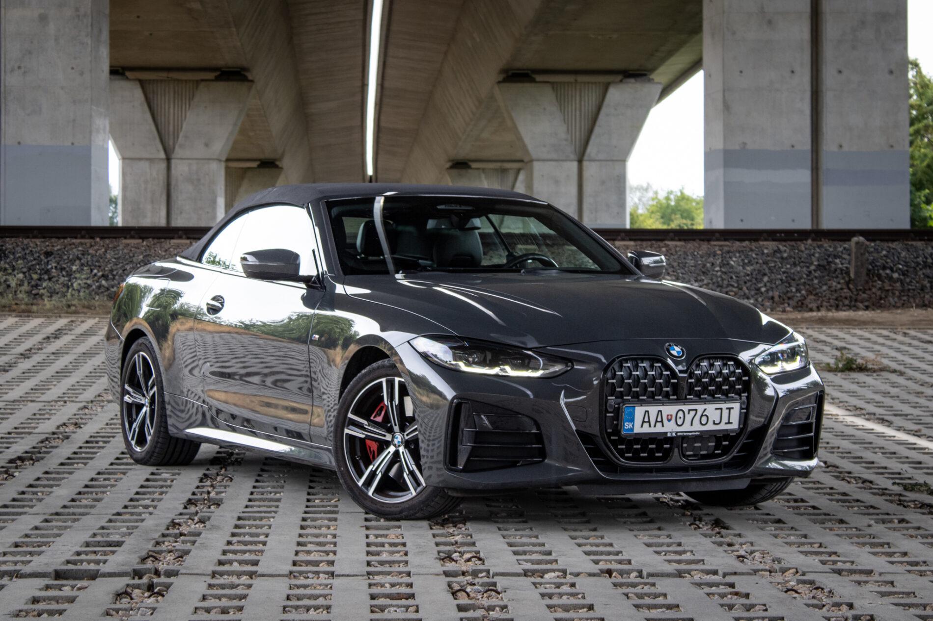 2023 BMW M440i, šedá kabriolet, 23 747 km