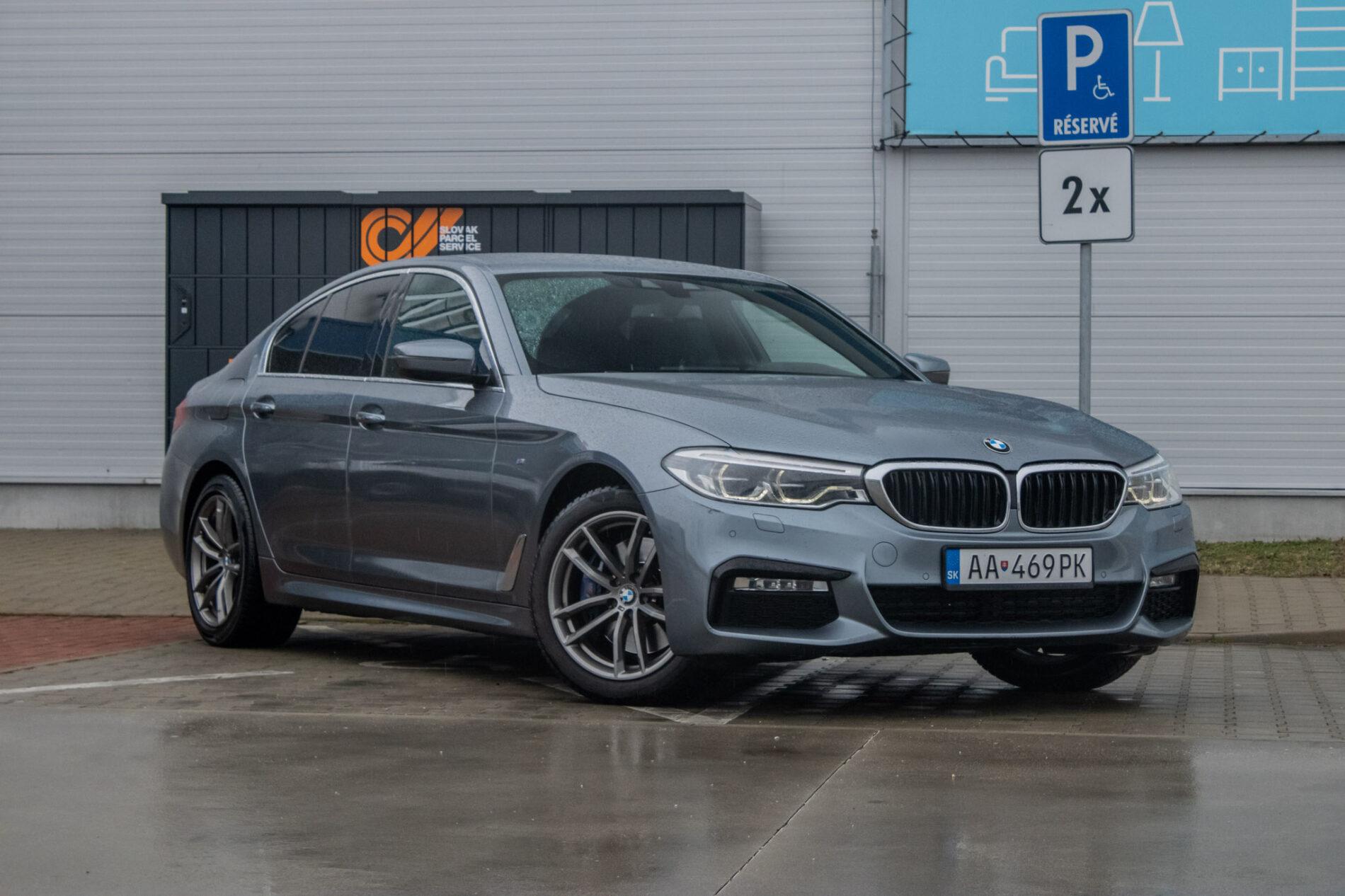 2017 BMW 530d, šedá sedan, 236 225 km