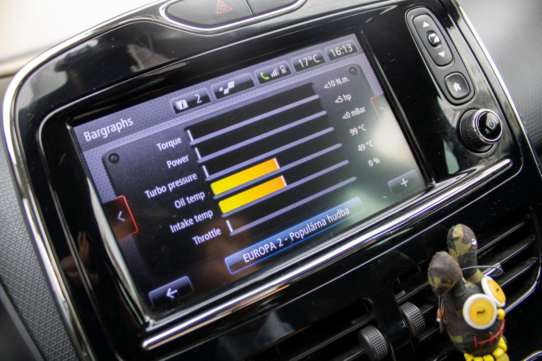 2015 Renault Clio RS, bílá hatchback, 152 444 km