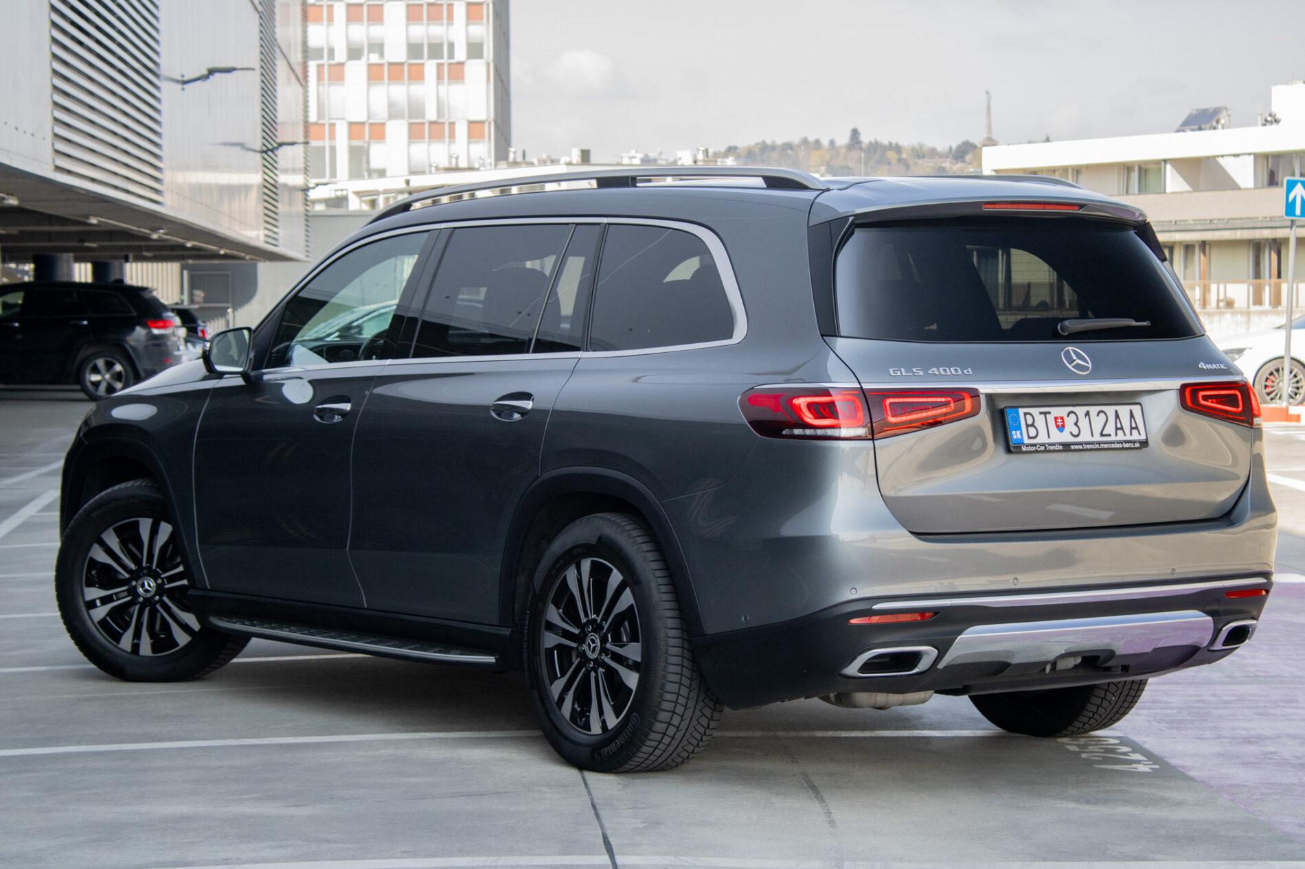 2020 Mercedes-Benz GLS 400d, šedá suv, 126 364 km