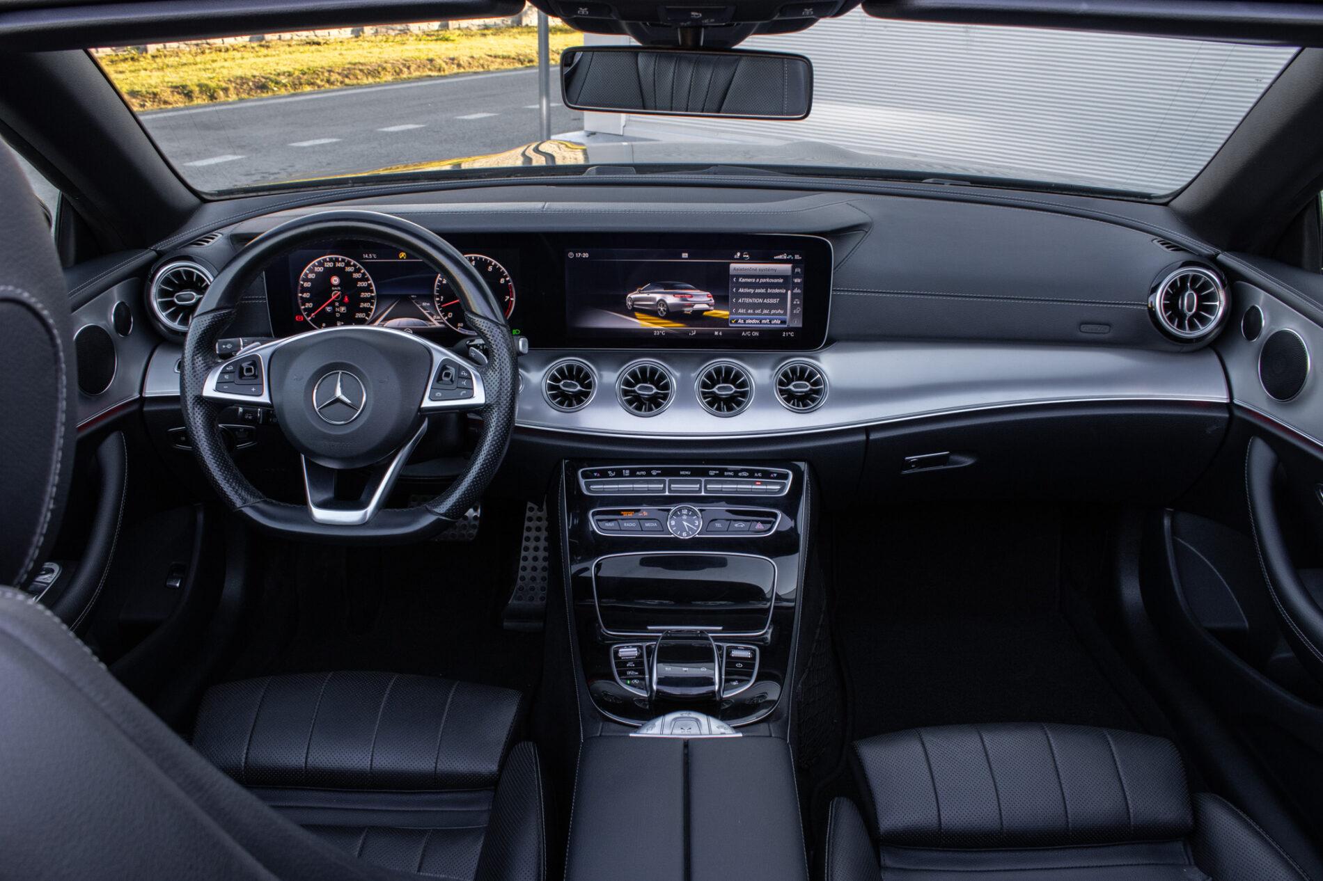 2018 Mercedes-Benz E 400, černá kabriolet, 73 600 km