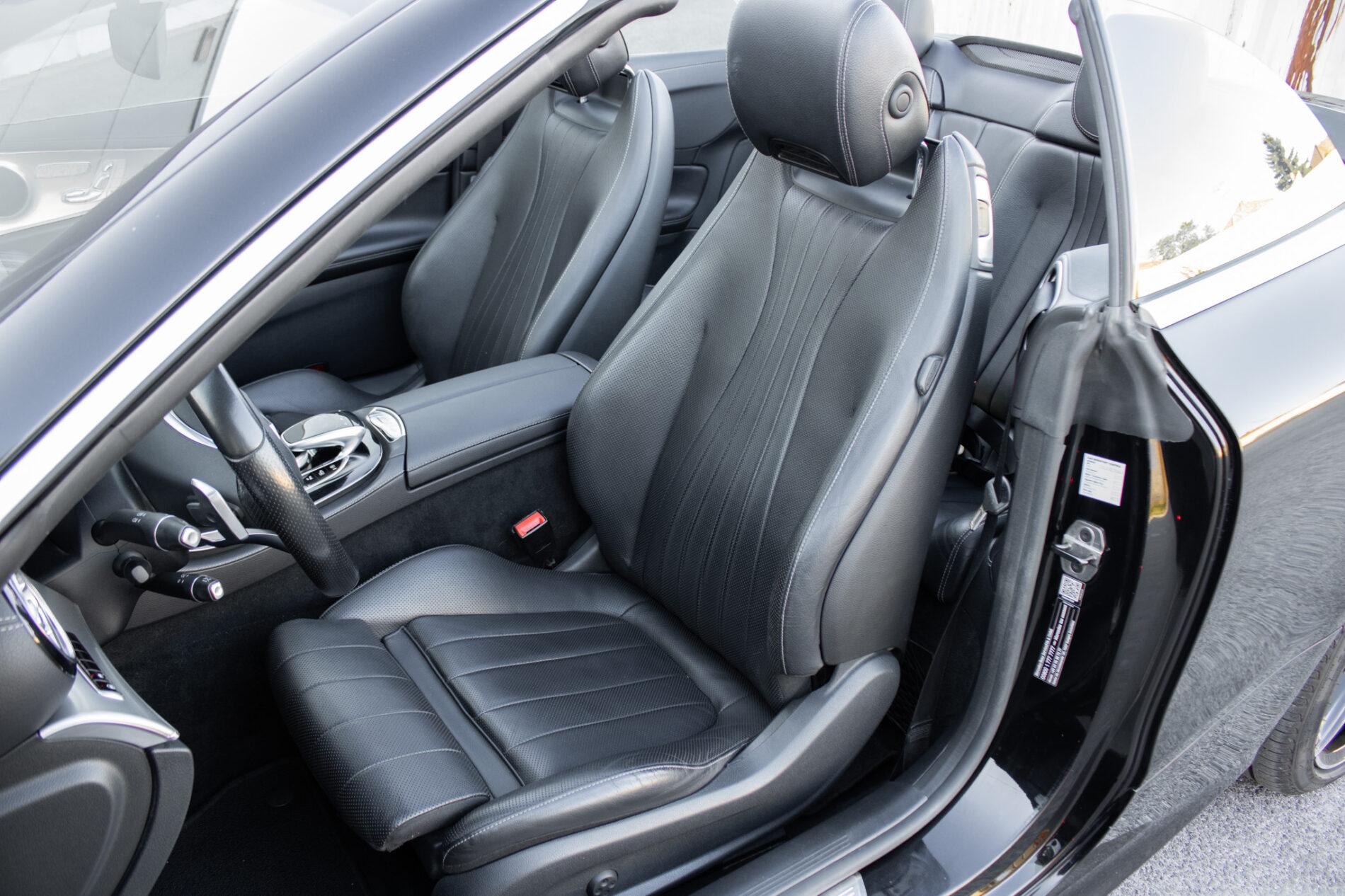 2018 Mercedes-Benz E 400, černá kabriolet, 73 600 km
