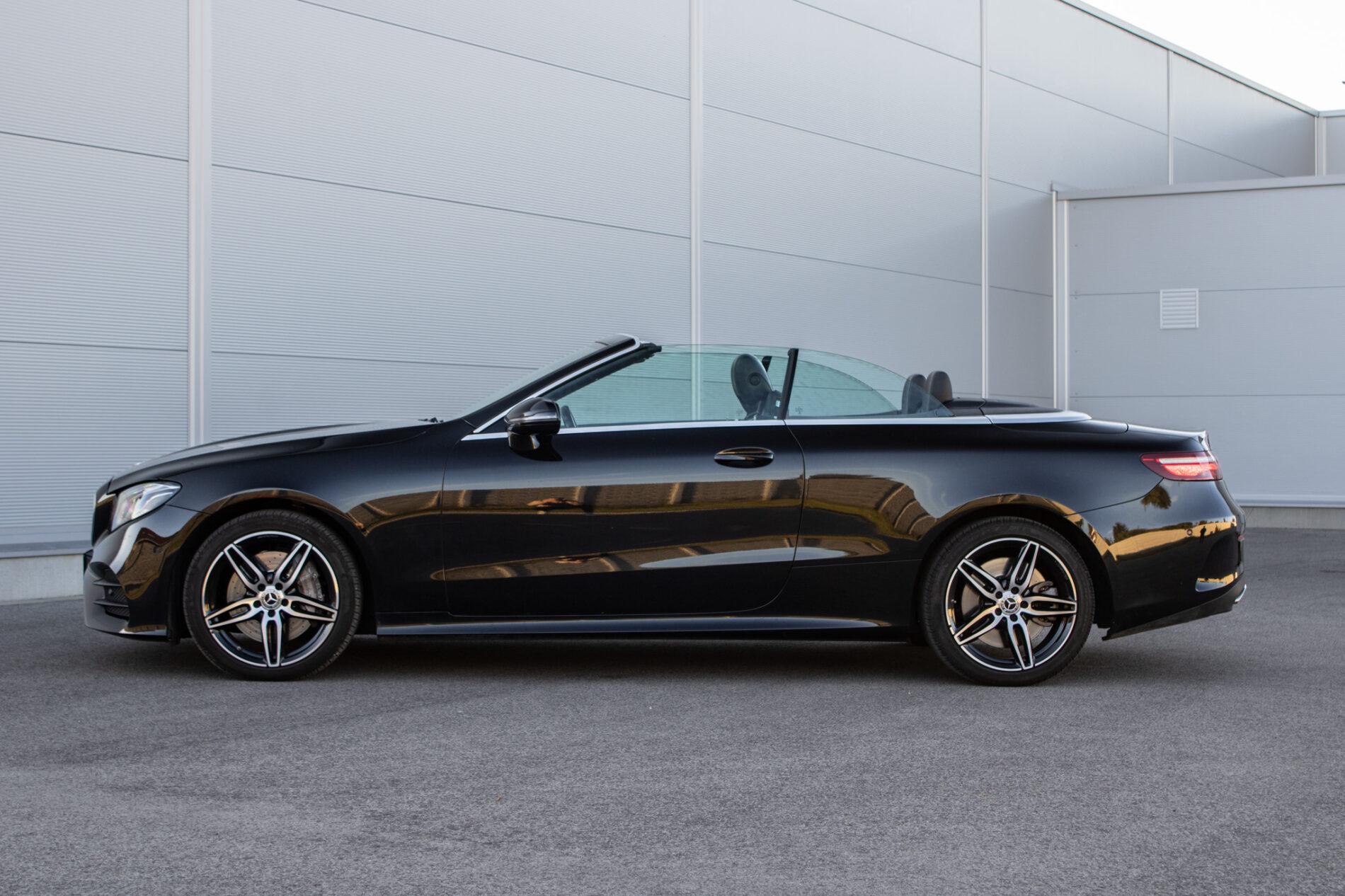 2018 Mercedes-Benz E 400, černá kabriolet, 73 600 km