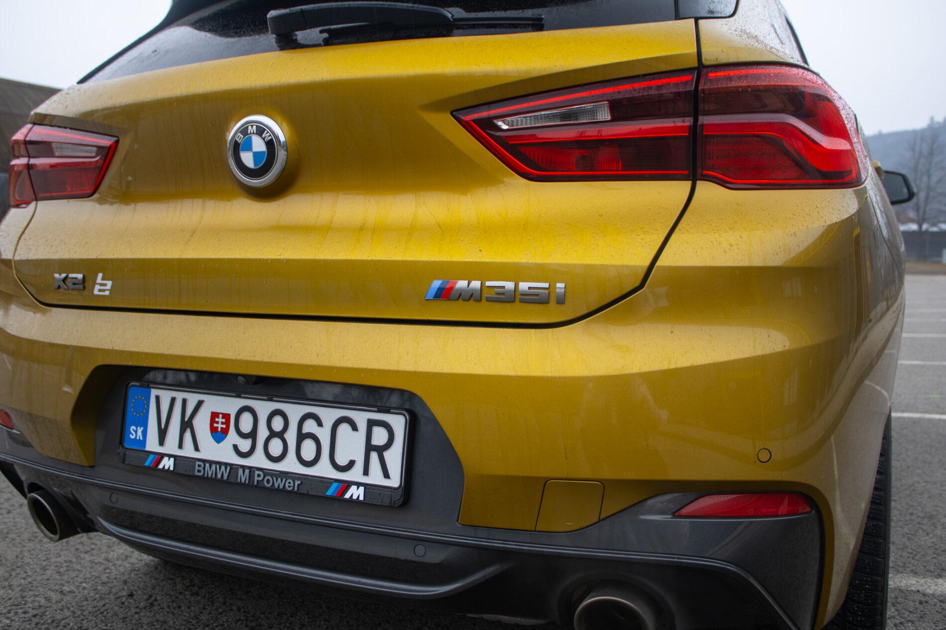 2019 BMW X2 M35i, žlutá suv, 50 639 km