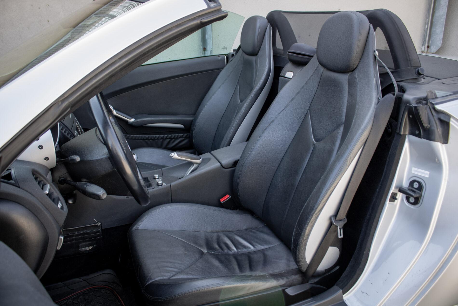 2006 Mercedes-Benz SLK 200 Komp., stříbrná kabriolet, 87 500 km