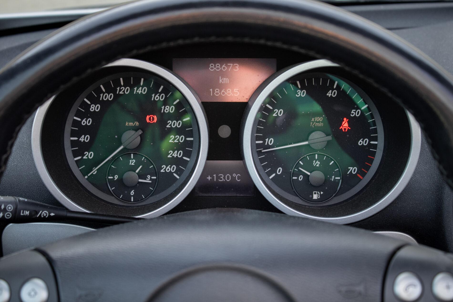 2006 Mercedes-Benz SLK 200 Komp., stříbrná kabriolet, 87 500 km