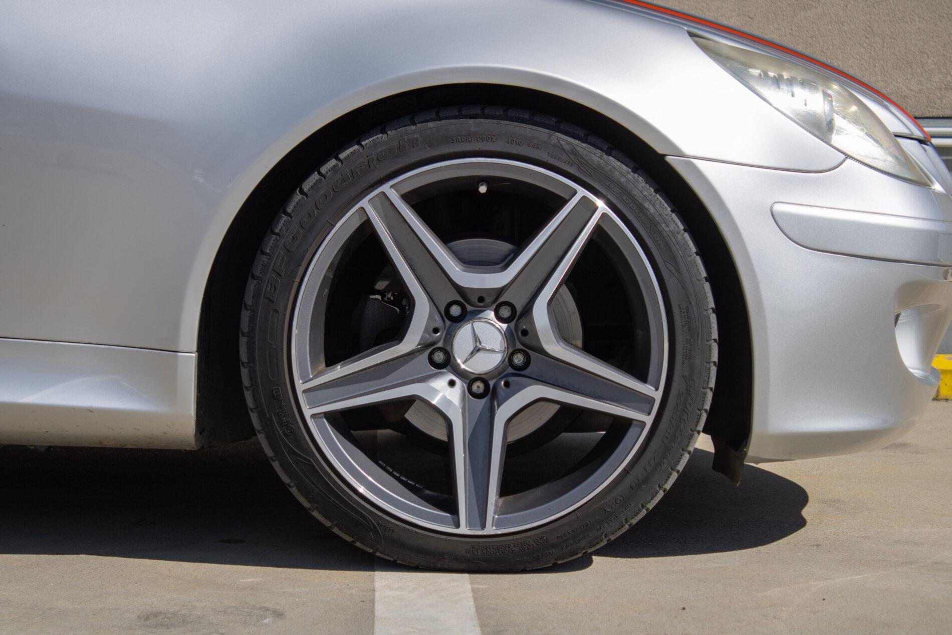 2006 Mercedes-Benz SLK 200 Komp., stříbrná kabriolet, 87 500 km