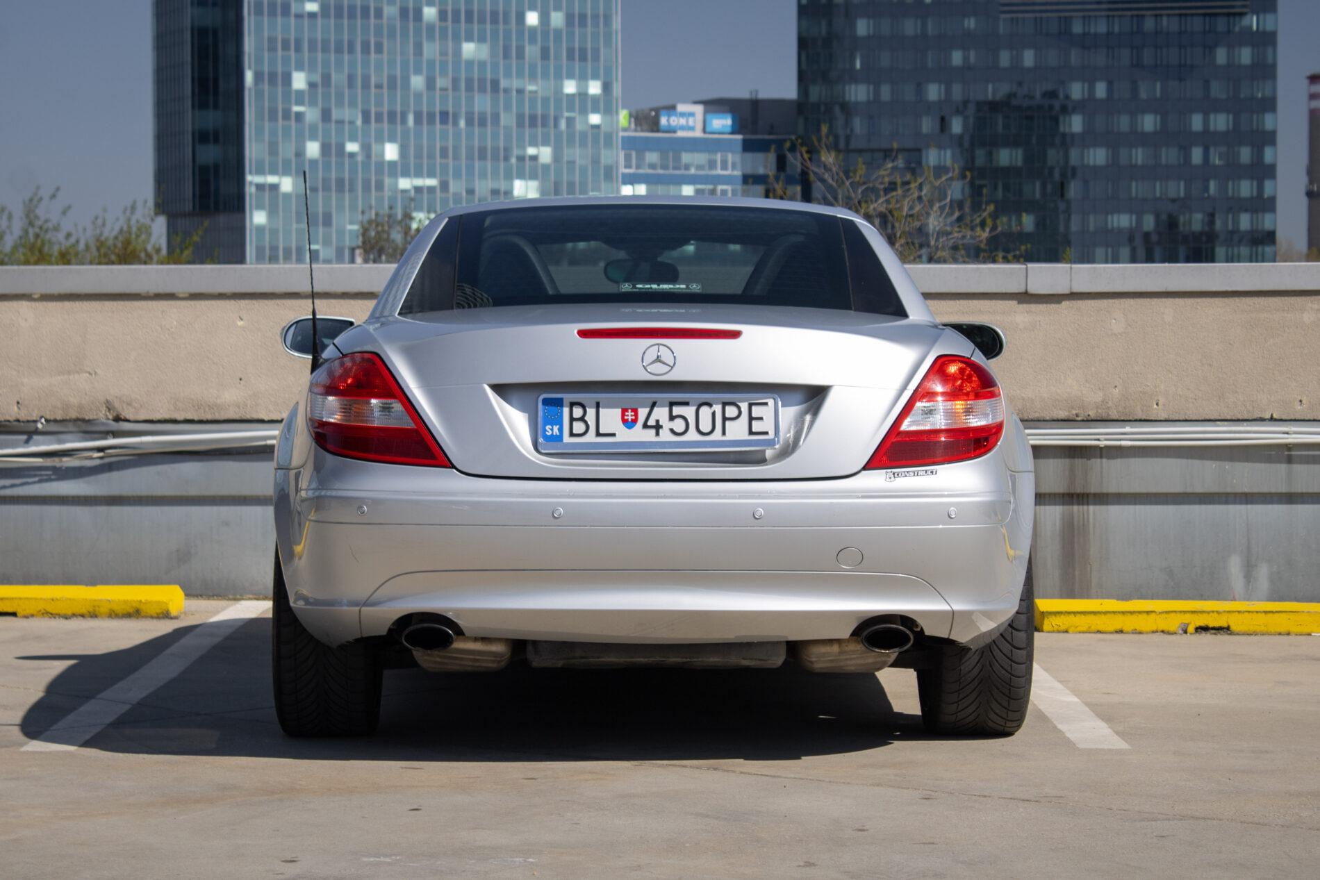 2006 Mercedes-Benz SLK 200 Komp., stříbrná kabriolet, 87 500 km