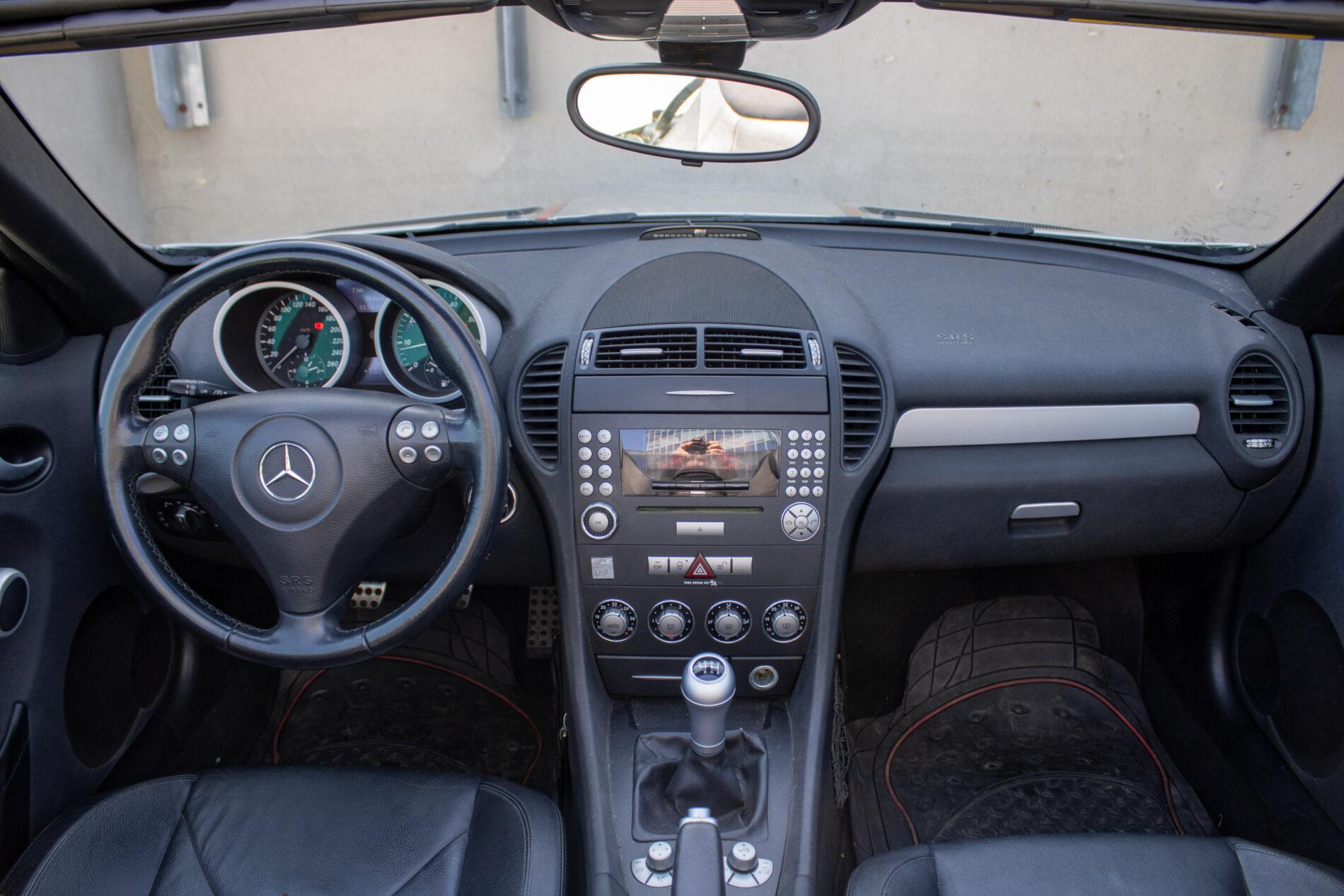 2006 Mercedes-Benz SLK 200 Komp., stříbrná kabriolet, 87 500 km