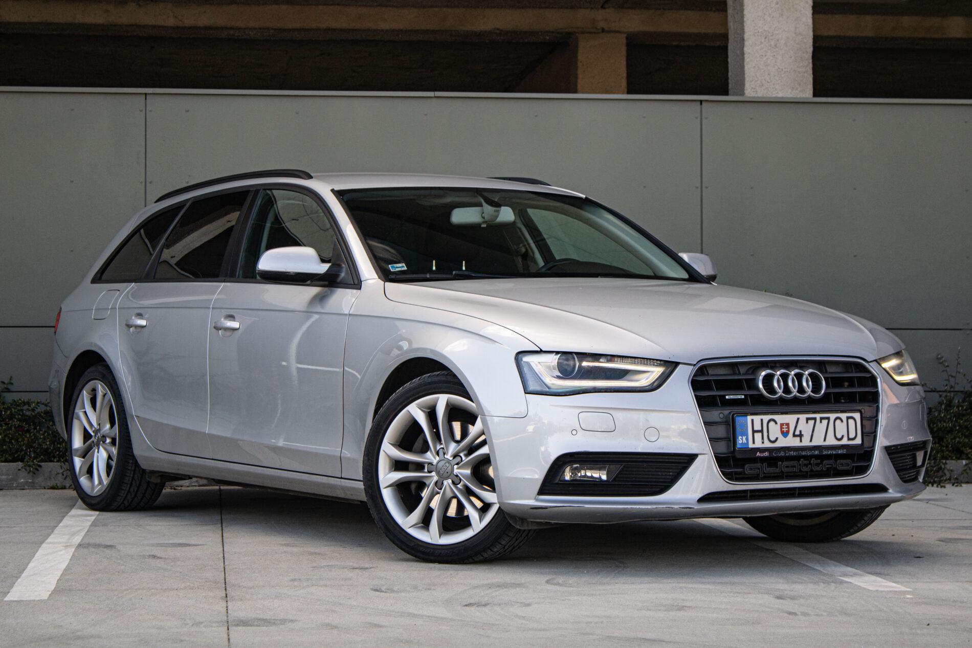 2012 AUDI A4, stříbrná kombi, 191 100 km