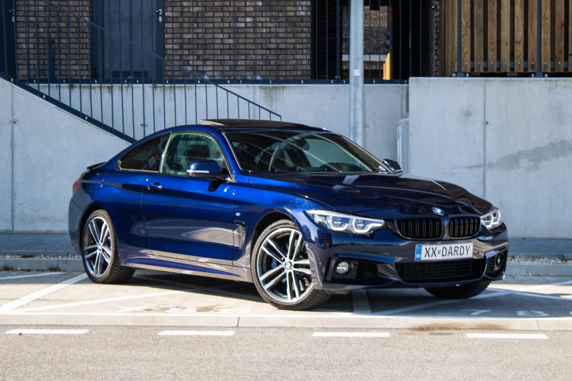 2018 BMW 440i, modrá kupé, 195 763 km