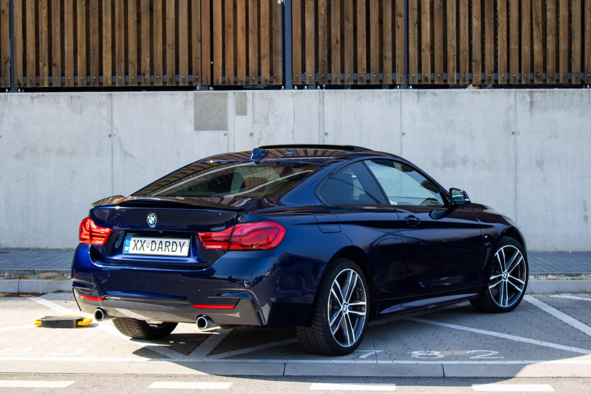 2018 BMW 440i, modrá kupé, 195 763 km