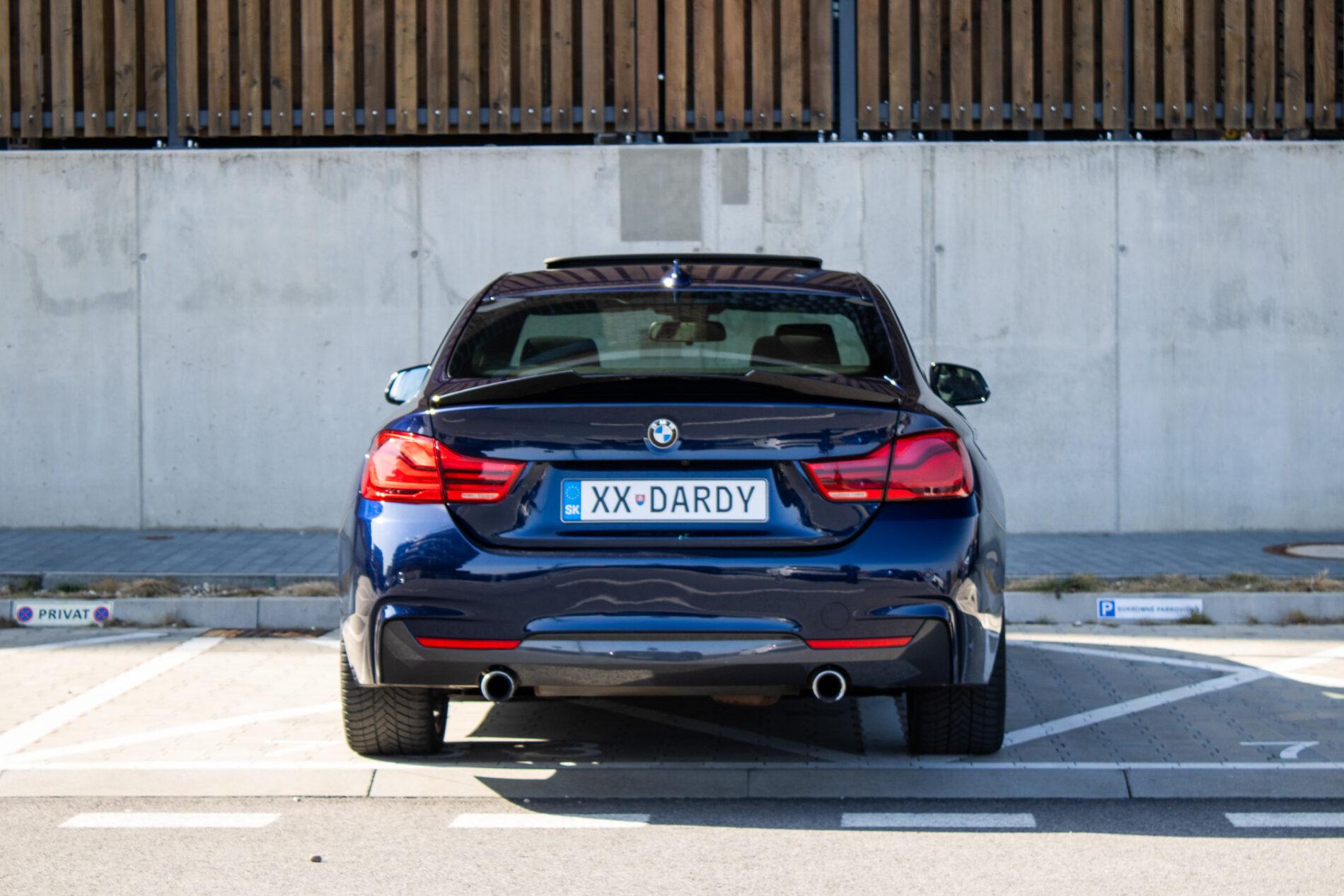 2018 BMW 440i, modrá kupé, 195 763 km