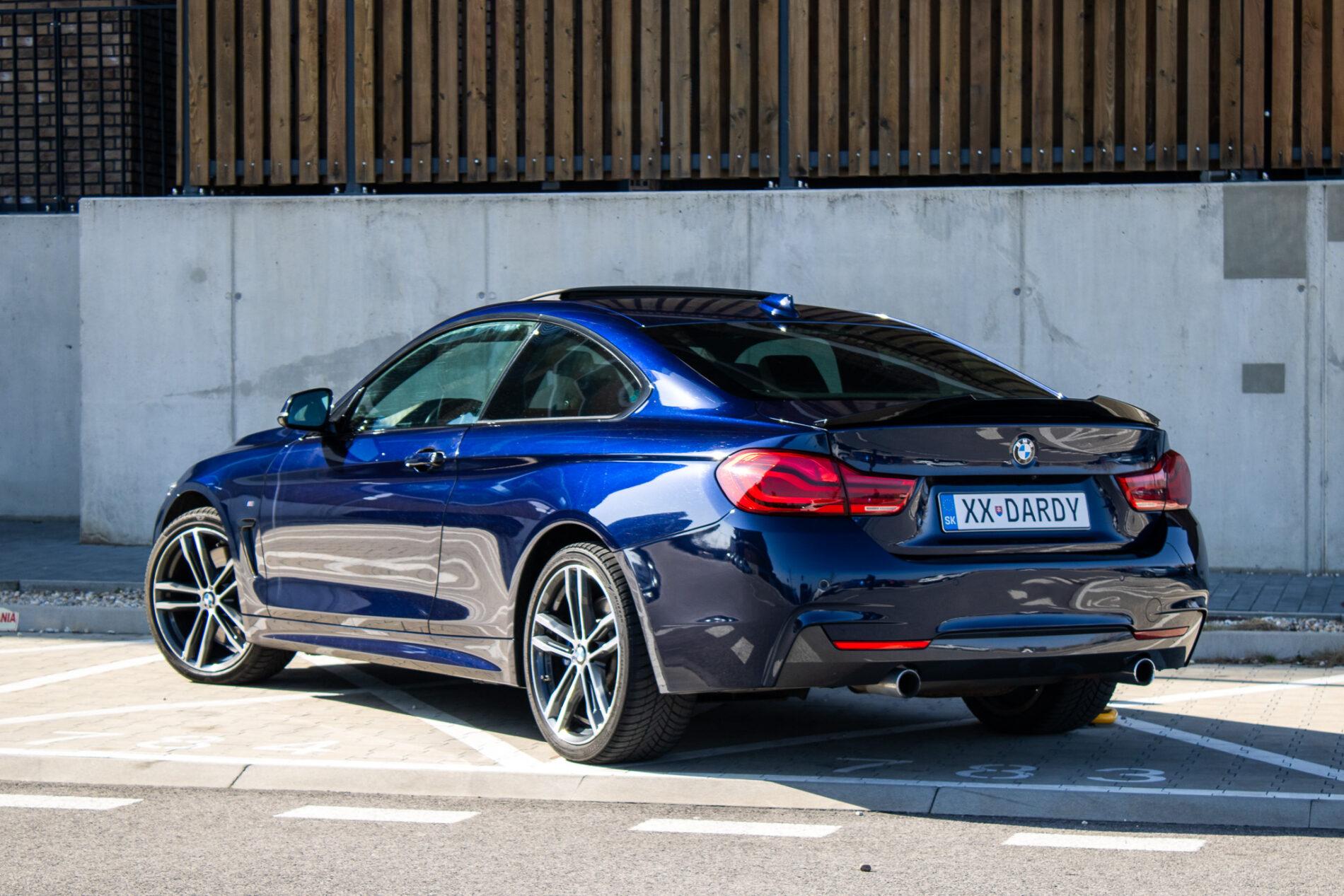 2018 BMW 440i, modrá kupé, 195 763 km