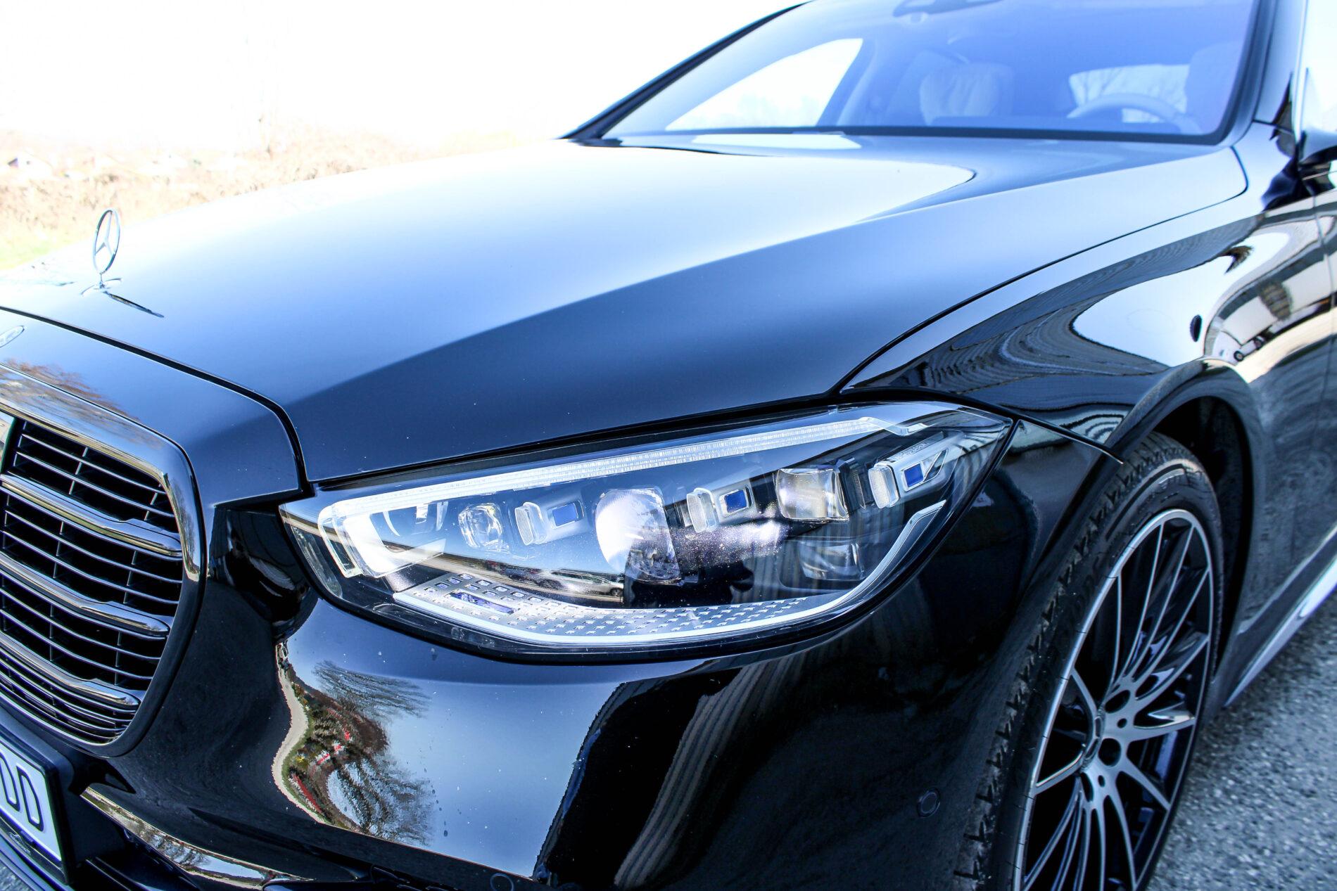 2021 Mercedes-Benz S 400d, černá sedan, 82 099 km