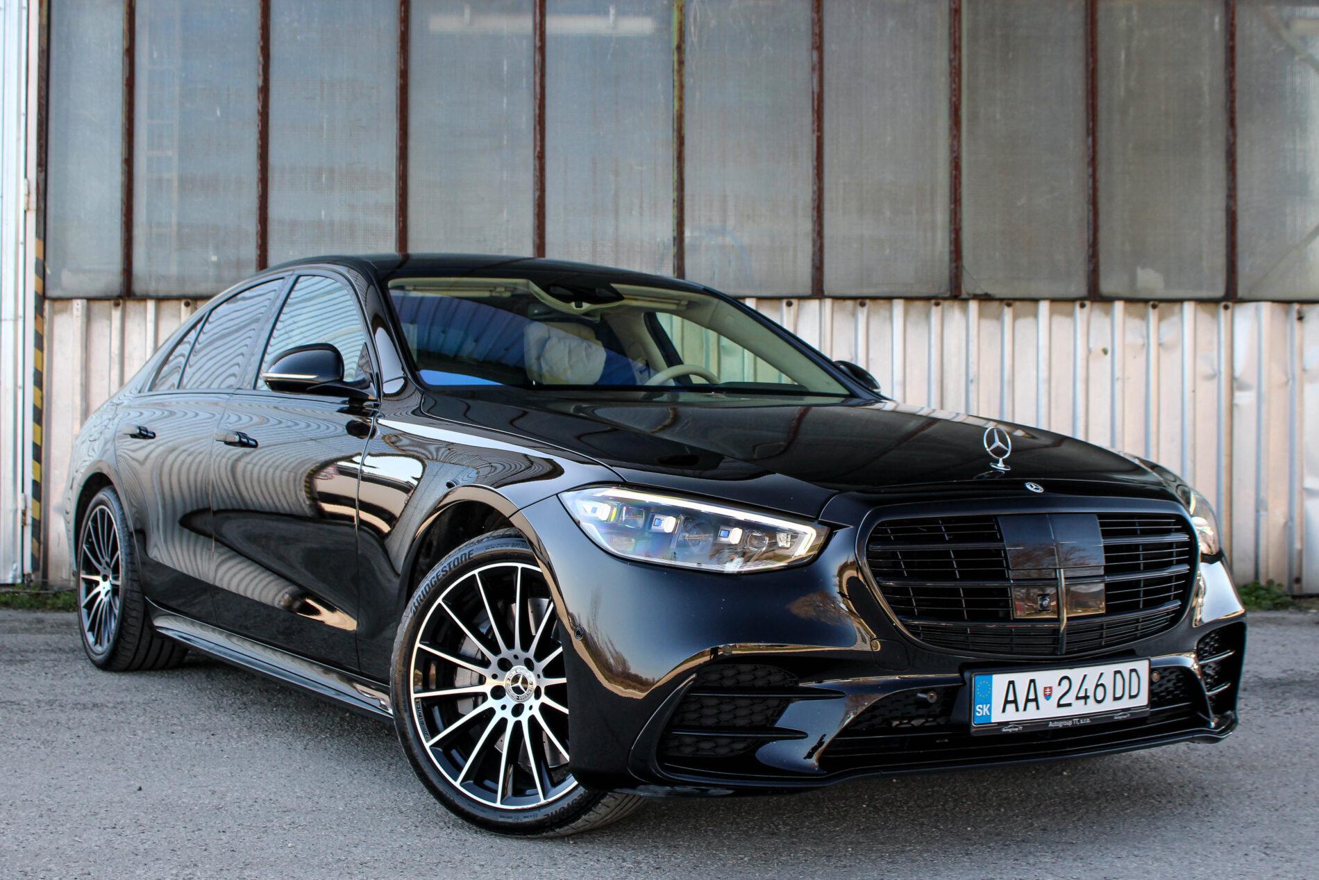 2021 Mercedes-Benz S 400d, černá sedan, 82 099 km