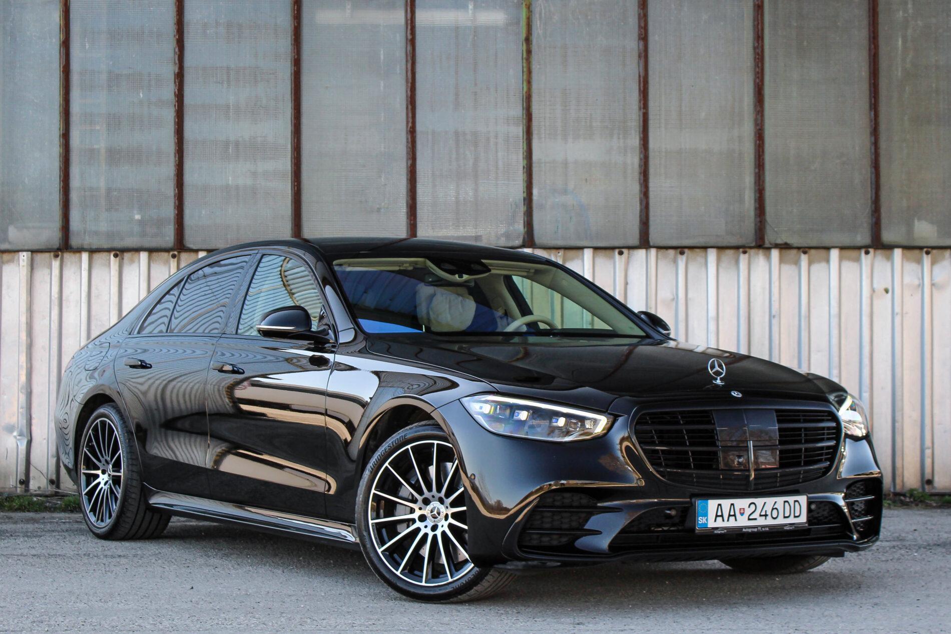 2021 Mercedes-Benz S 400d, černá sedan, 82 099 km
