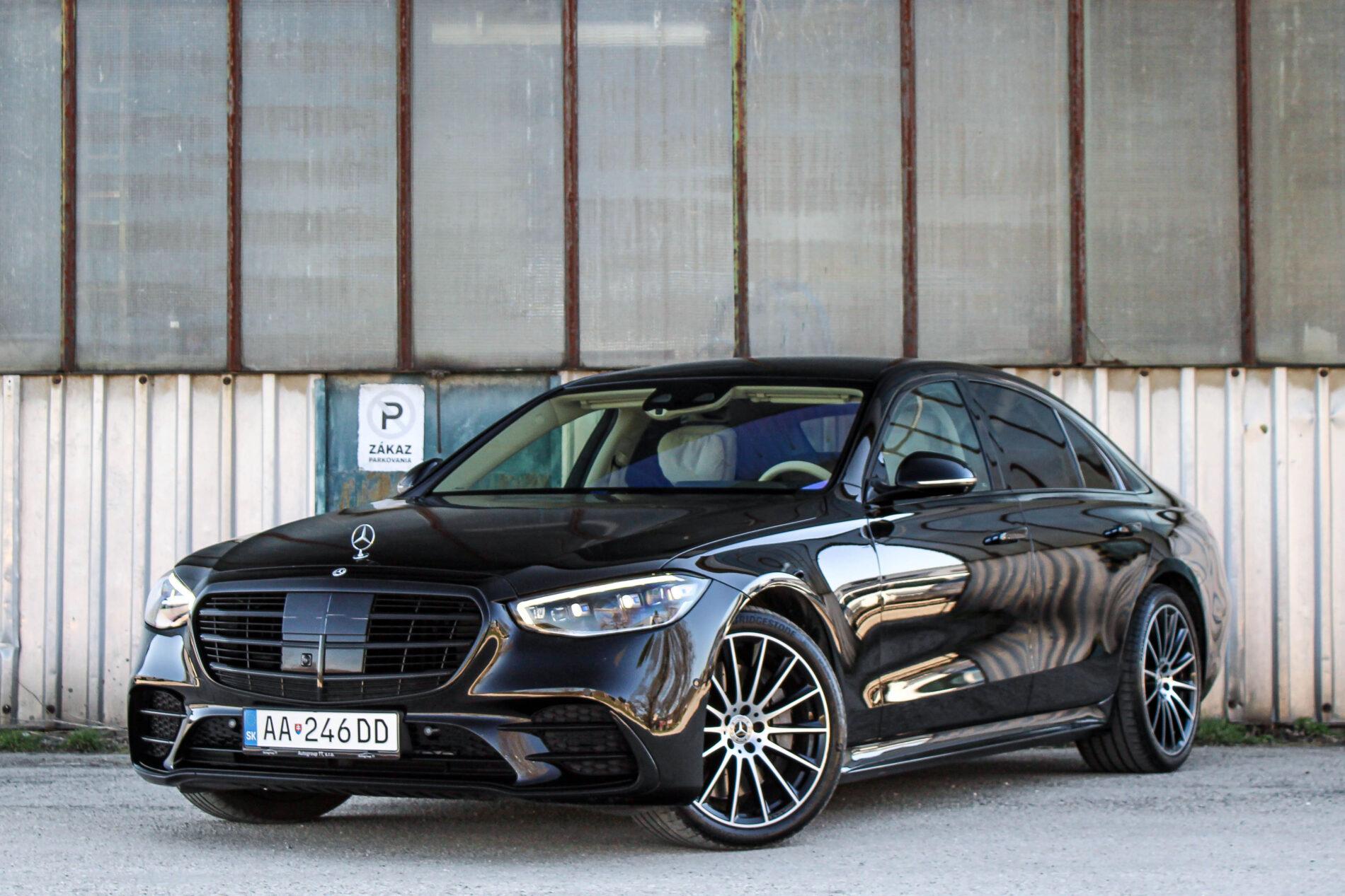 2021 Mercedes-Benz S 400d, černá sedan, 82 099 km