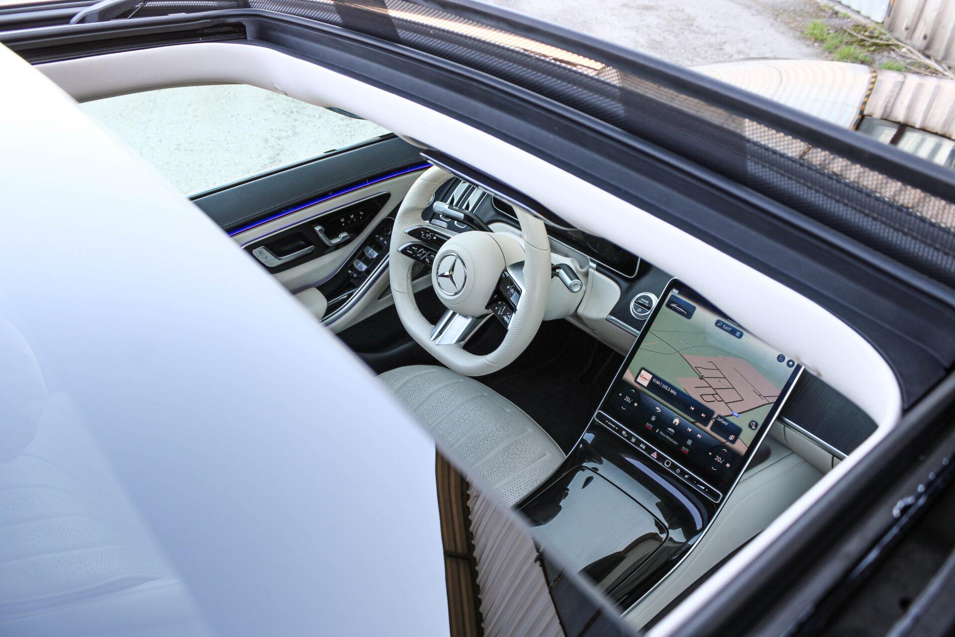 2021 Mercedes-Benz S 400d, černá sedan, 82 099 km