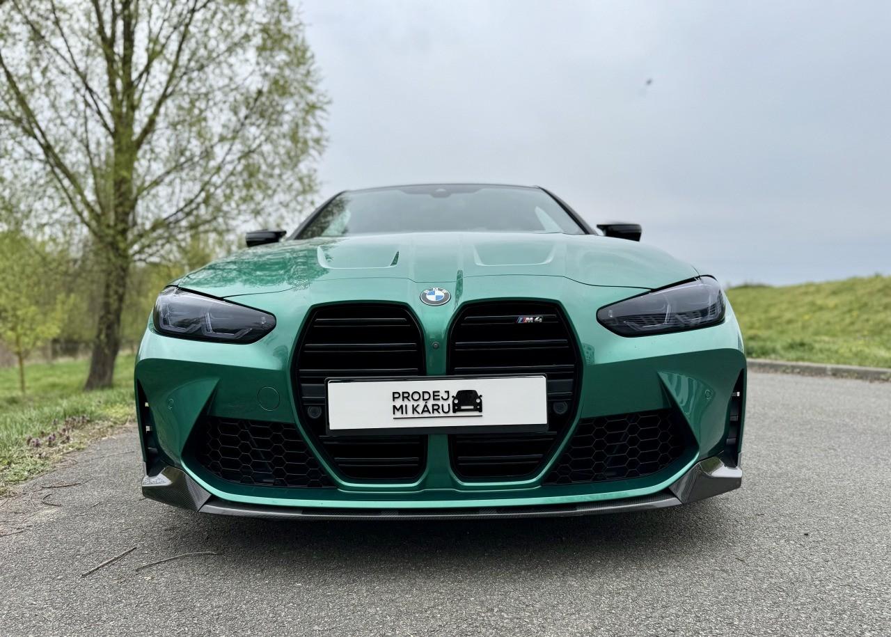 2021 BMW M4, tmavě zelená kupé, 50 600 km
