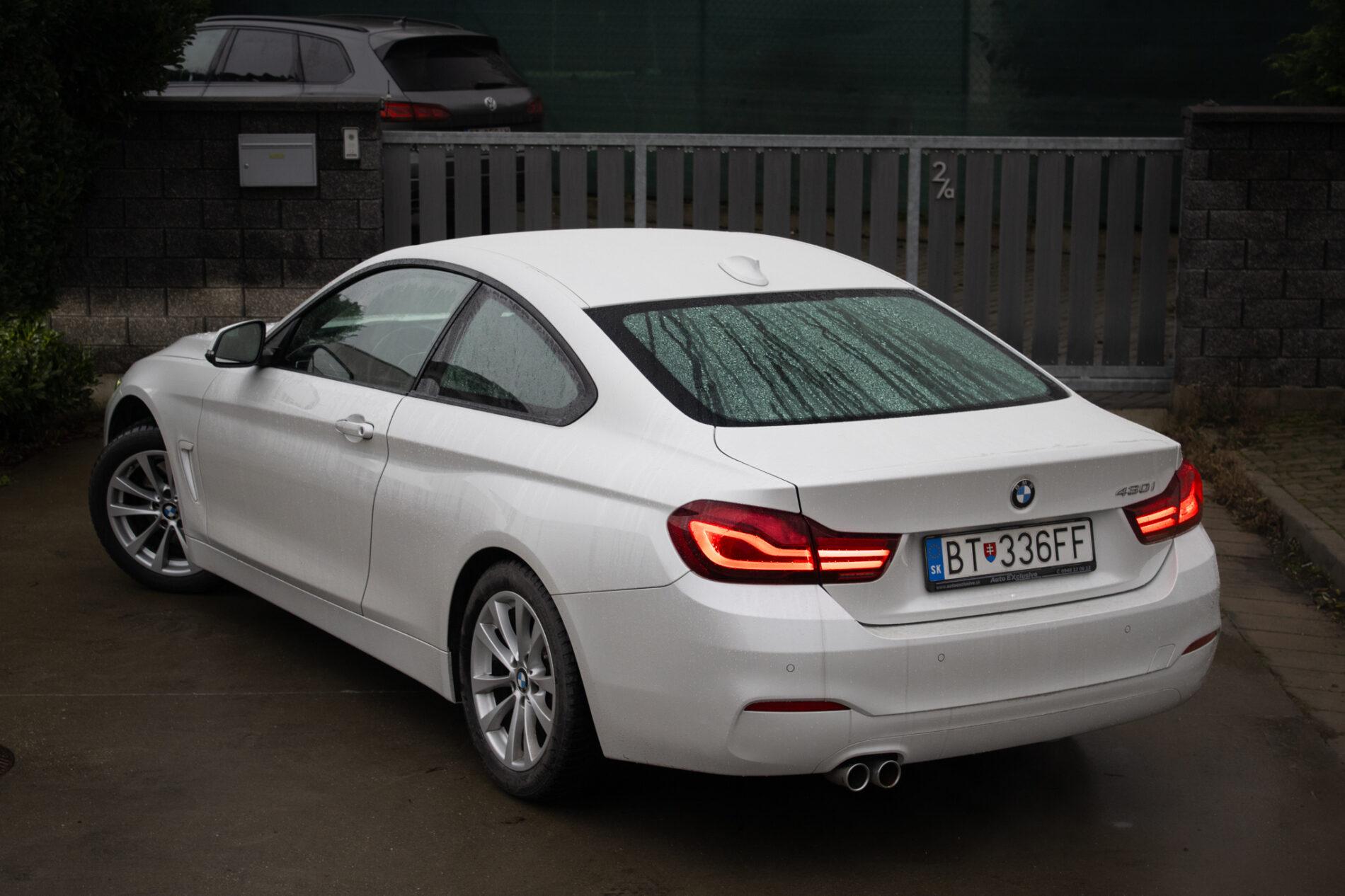 2020 BMW 430i, bílá kupé, 67 237 km