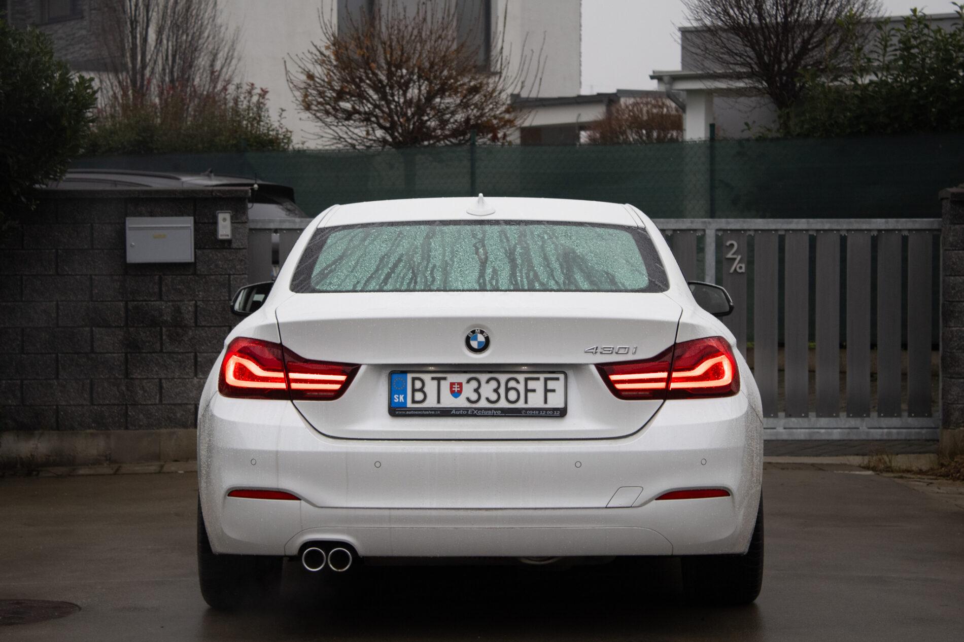 2020 BMW 430i, bílá kupé, 67 237 km