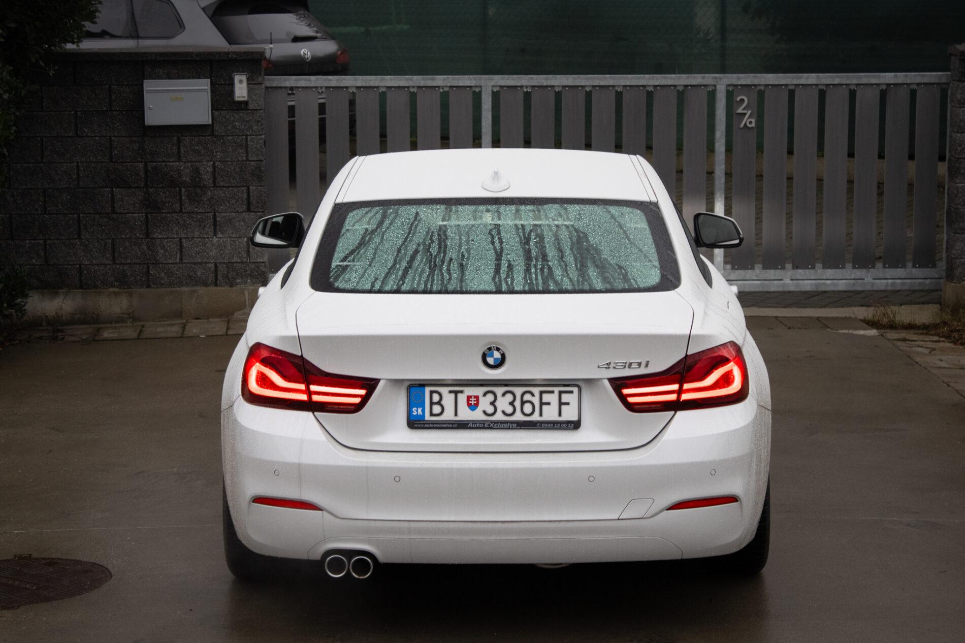 2020 BMW 430i, bílá kupé, 67 237 km