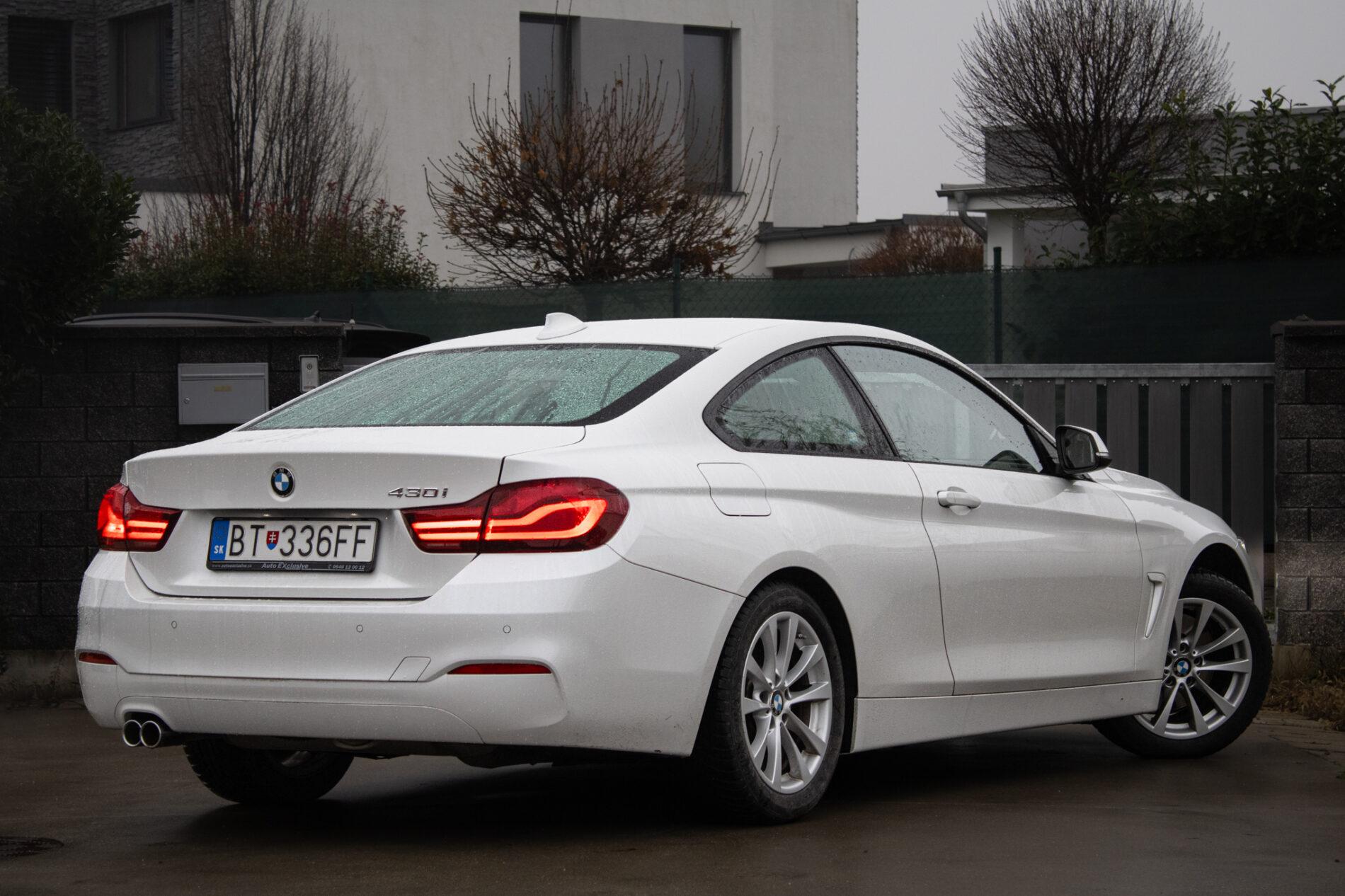 2020 BMW 430i, bílá kupé, 67 237 km