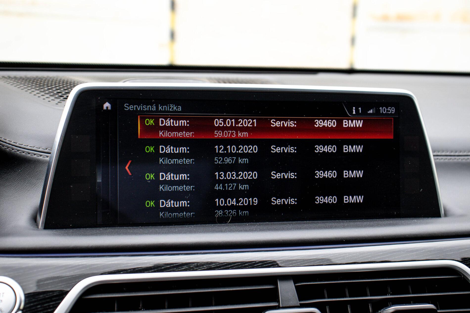 2017 BMW 740d, černá sedan, 160 013 km