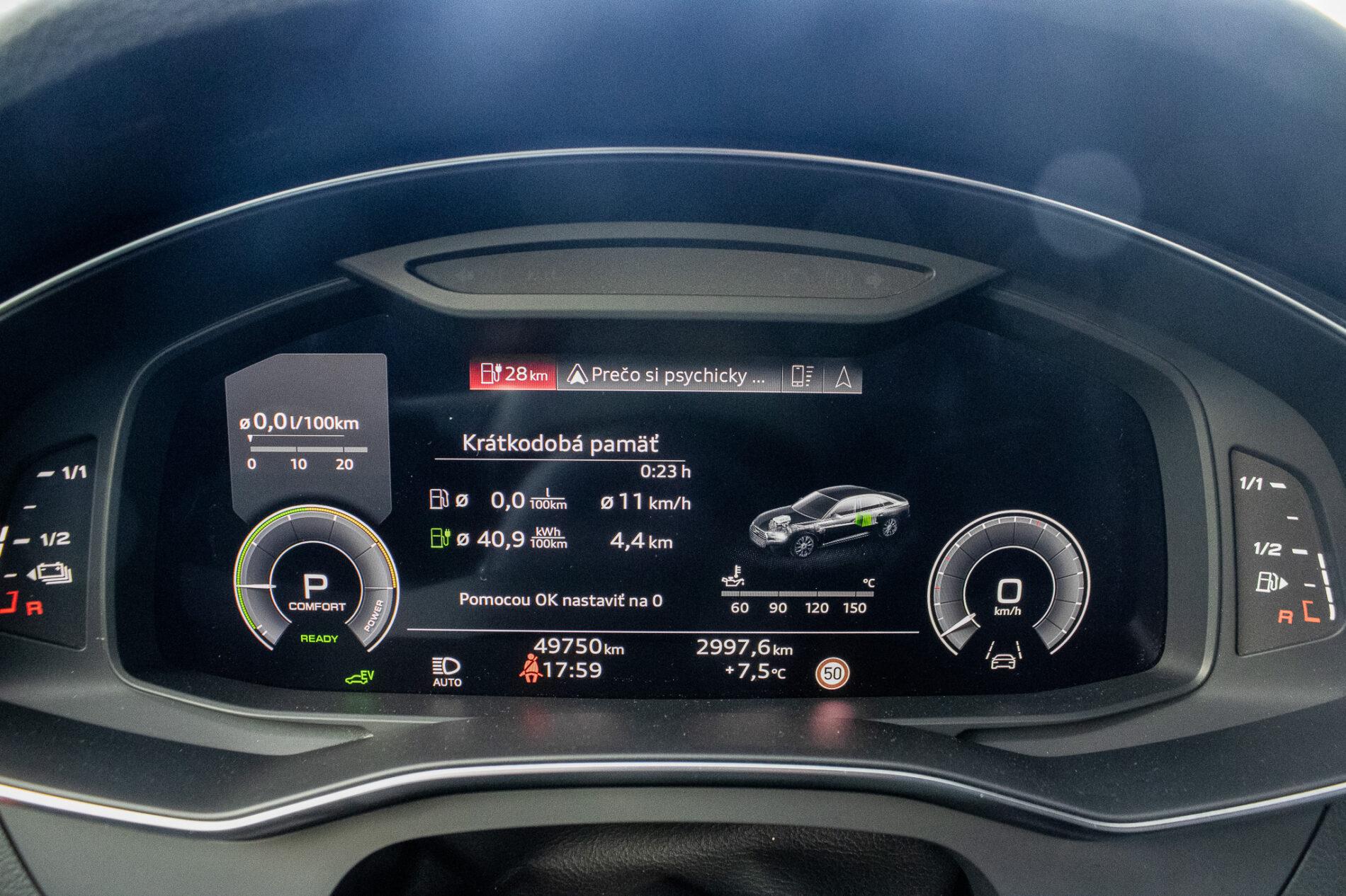 2023 AUDI A6, šedá sedan, 49 750 km