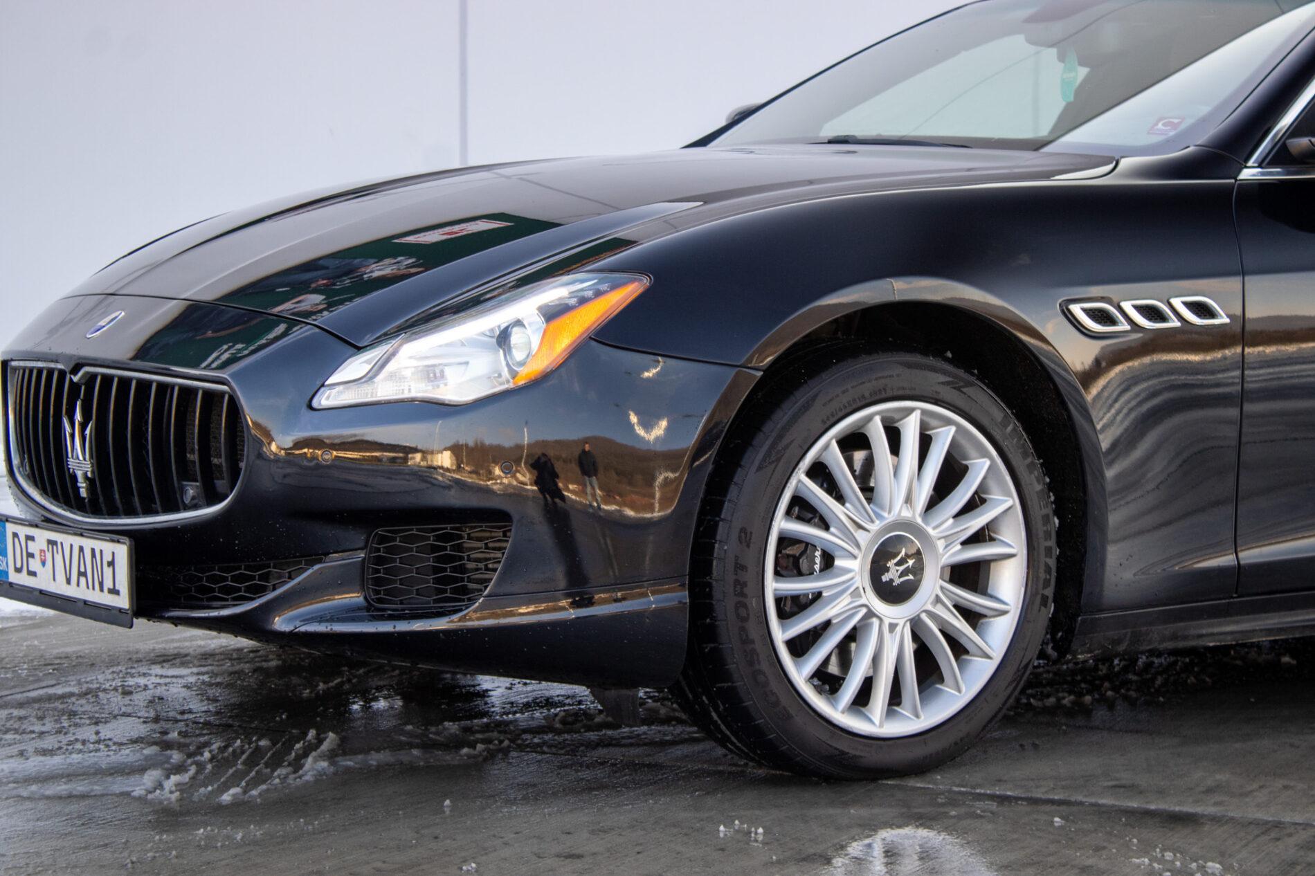 2014 Maserati Quattroporte, černá sedan, 120 000 km