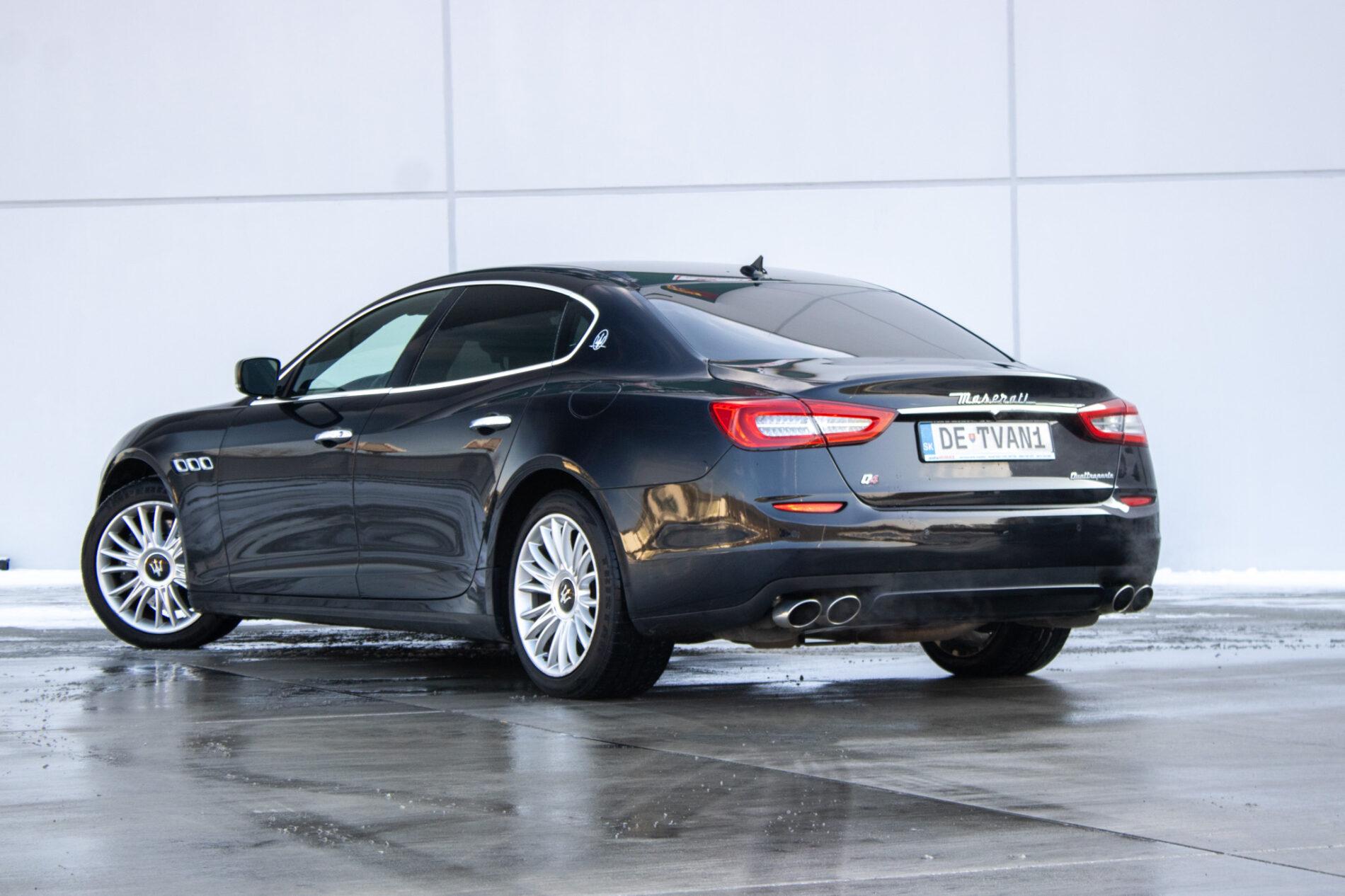 2014 Maserati Quattroporte, černá sedan, 120 000 km