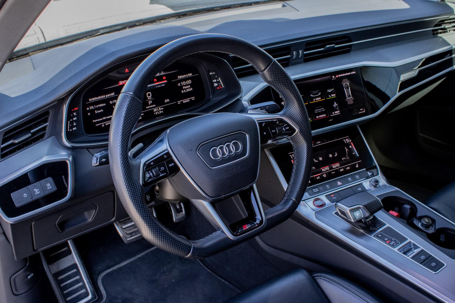 2021 AUDI S6, modrá sedan, 101 997 km