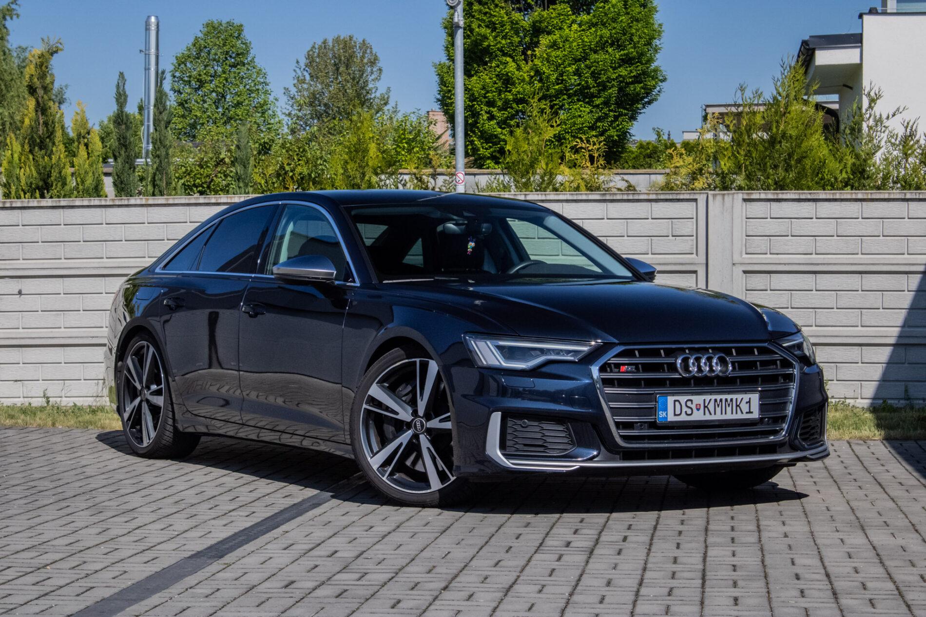 2021 AUDI S6, modrá sedan, 101 997 km