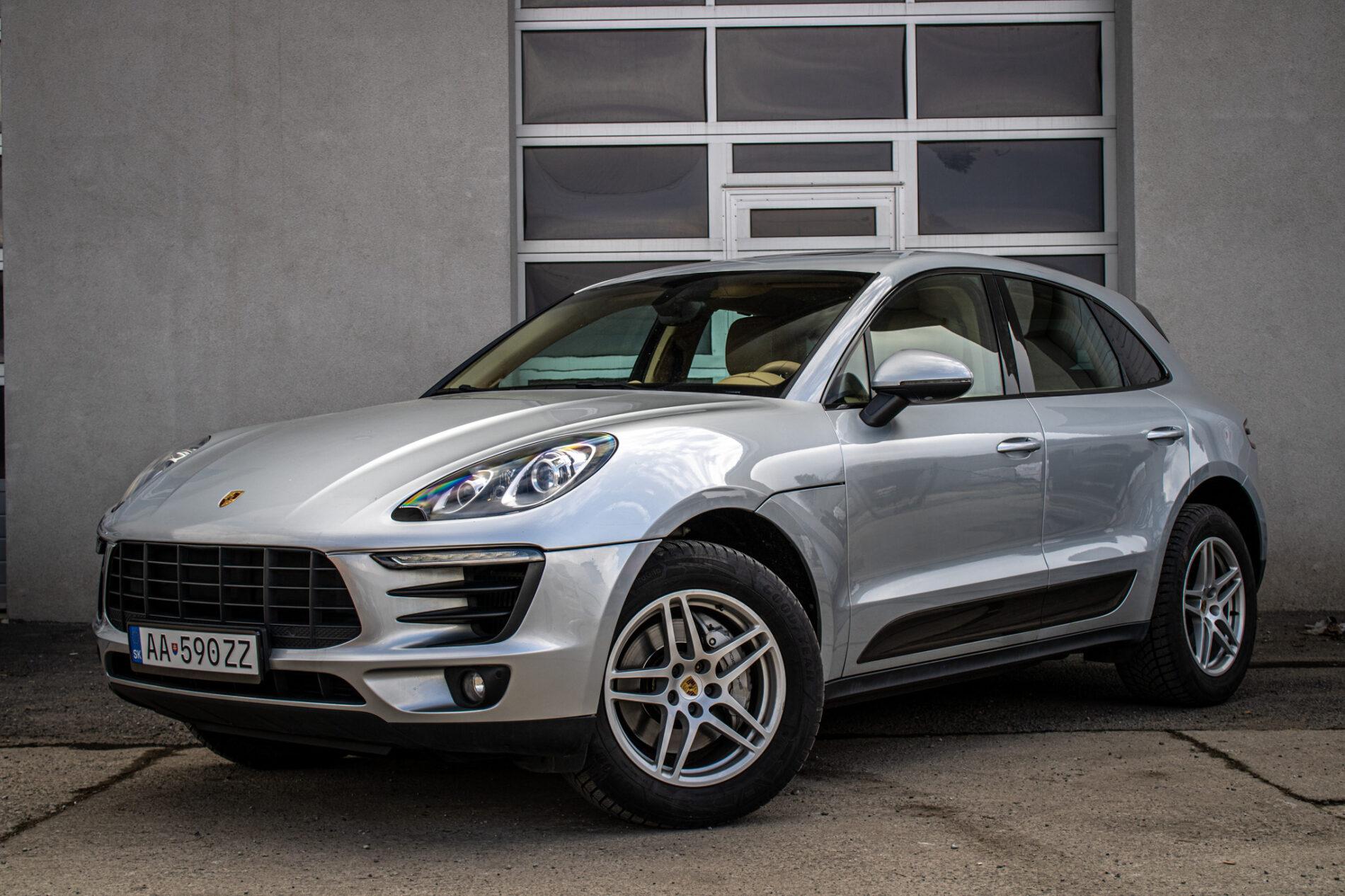 2014 Porsche Macan S, stříbrná suv, 125 433 km