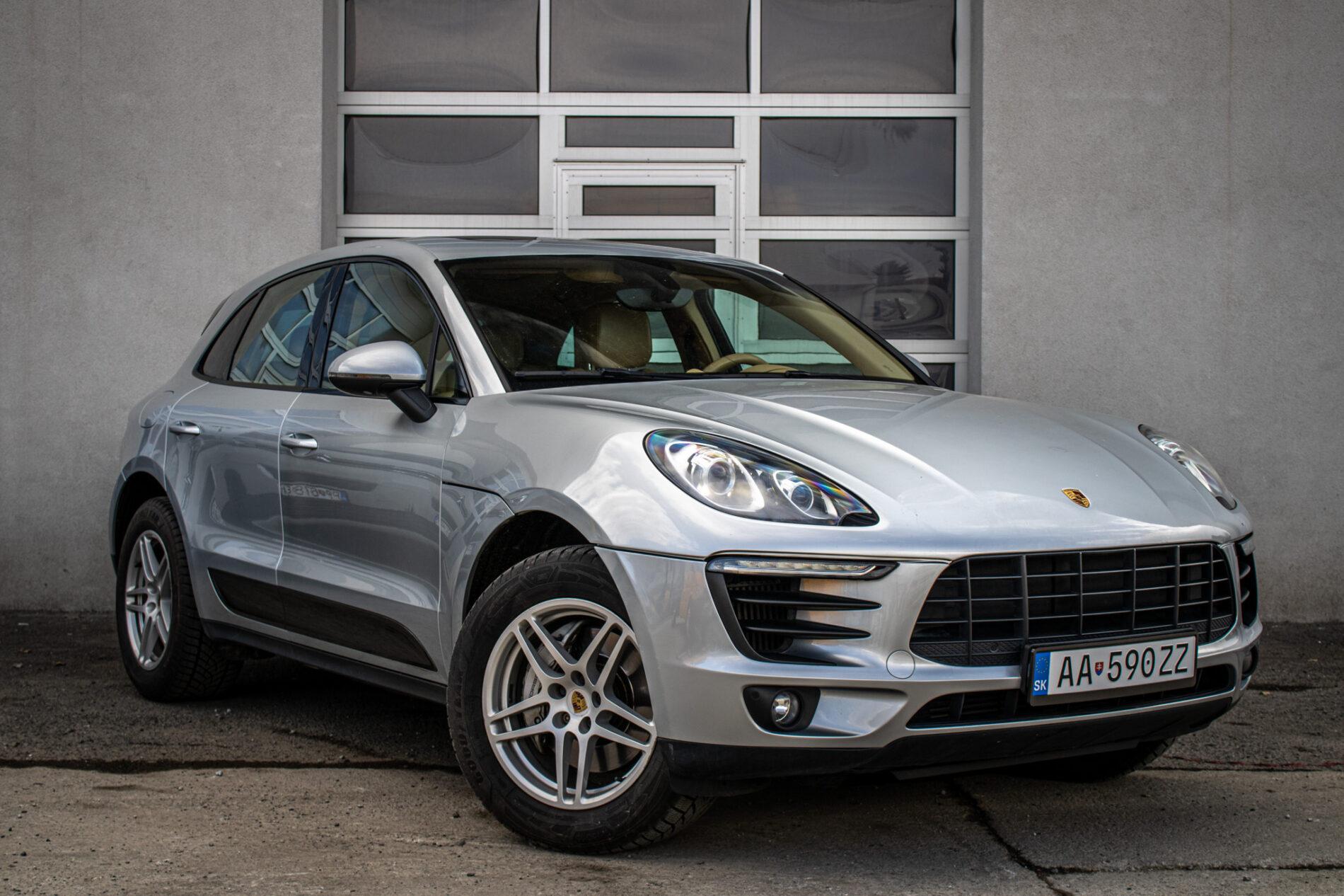 2014 Porsche Macan S, stříbrná suv, 125 433 km