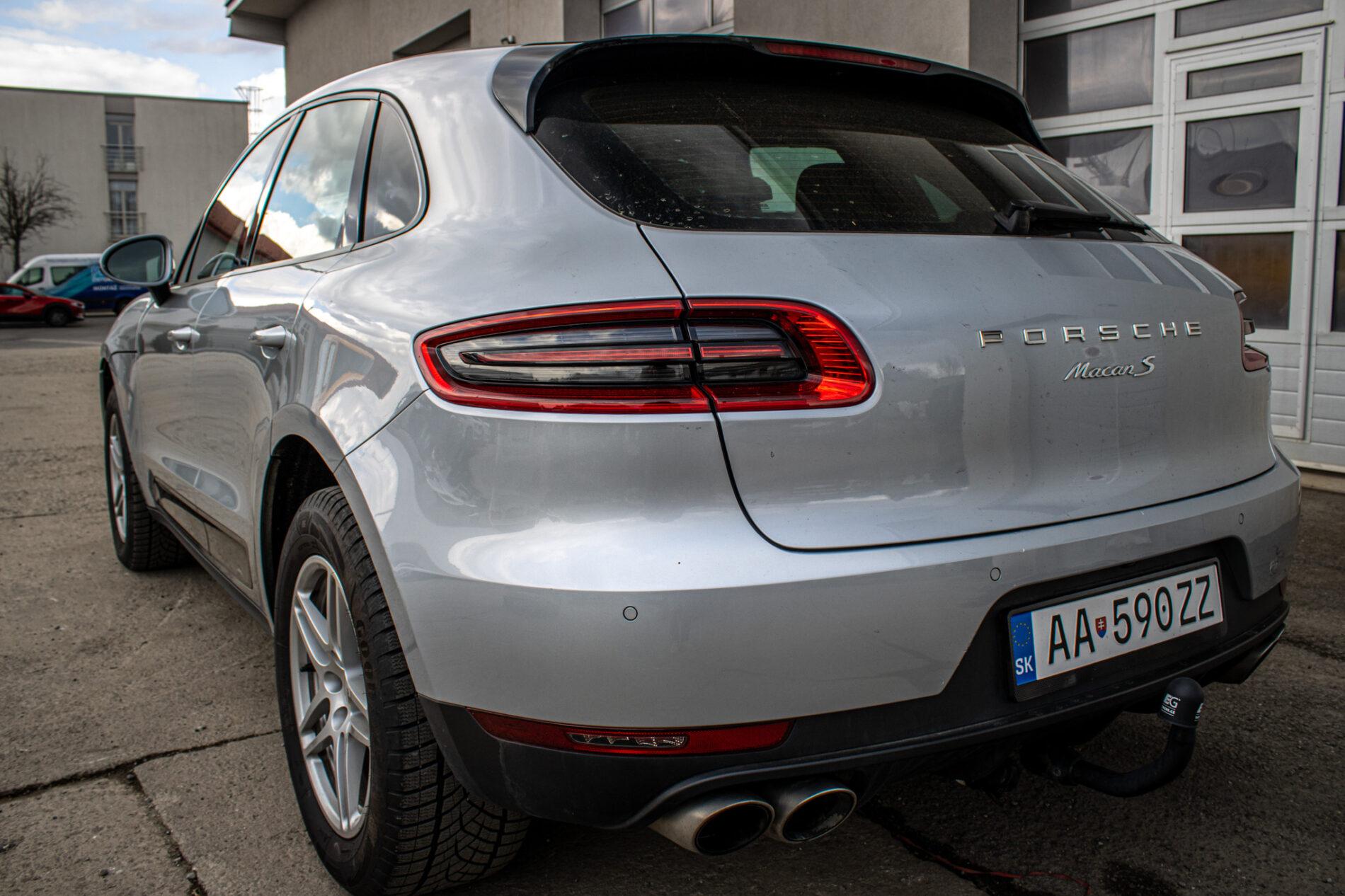 2014 Porsche Macan S, stříbrná suv, 125 433 km