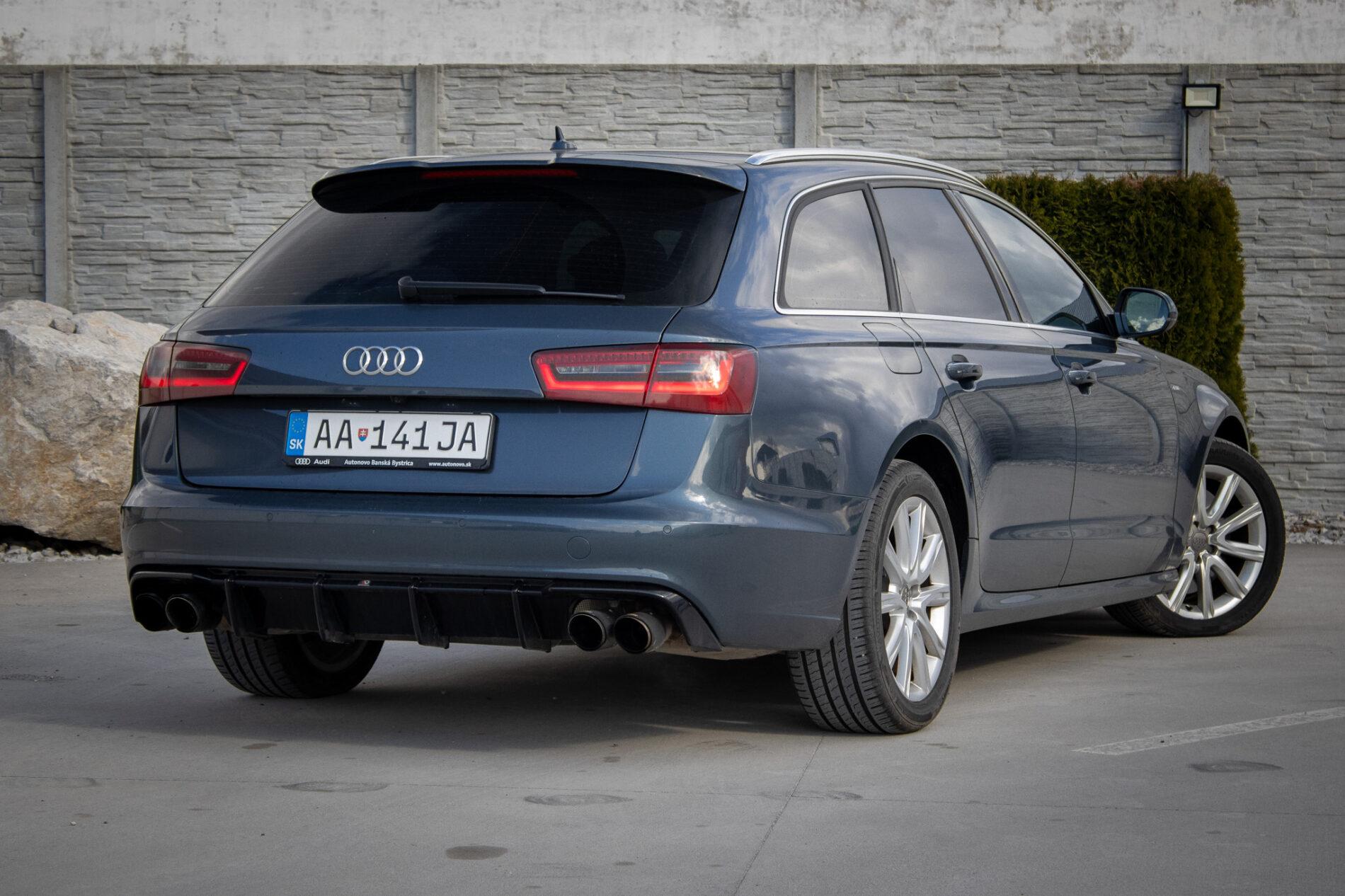 2014 AUDI A6, modrá kombi, 170 028 km