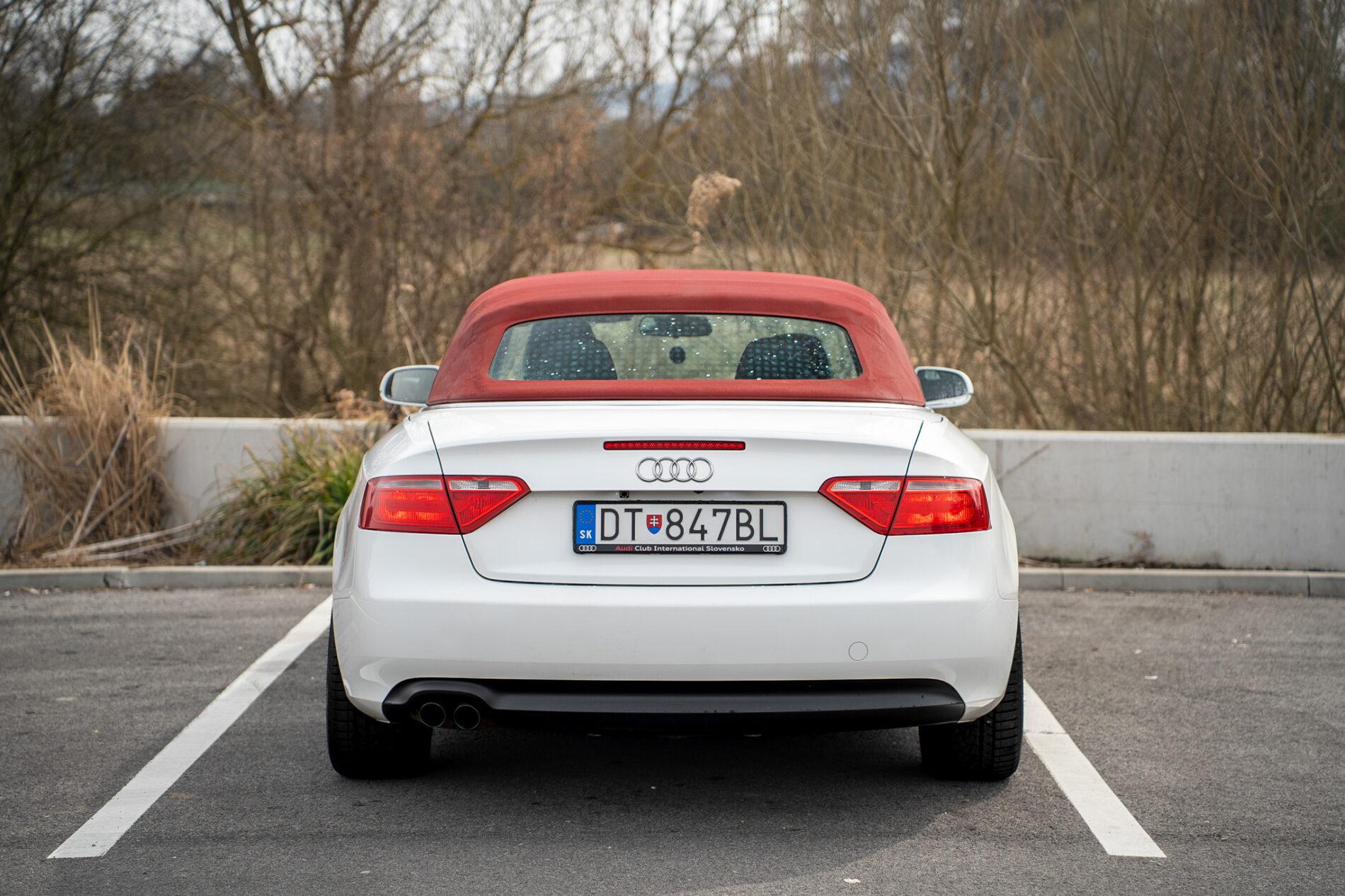 2010 AUDI A5, bílá kabriolet, 357 143 km