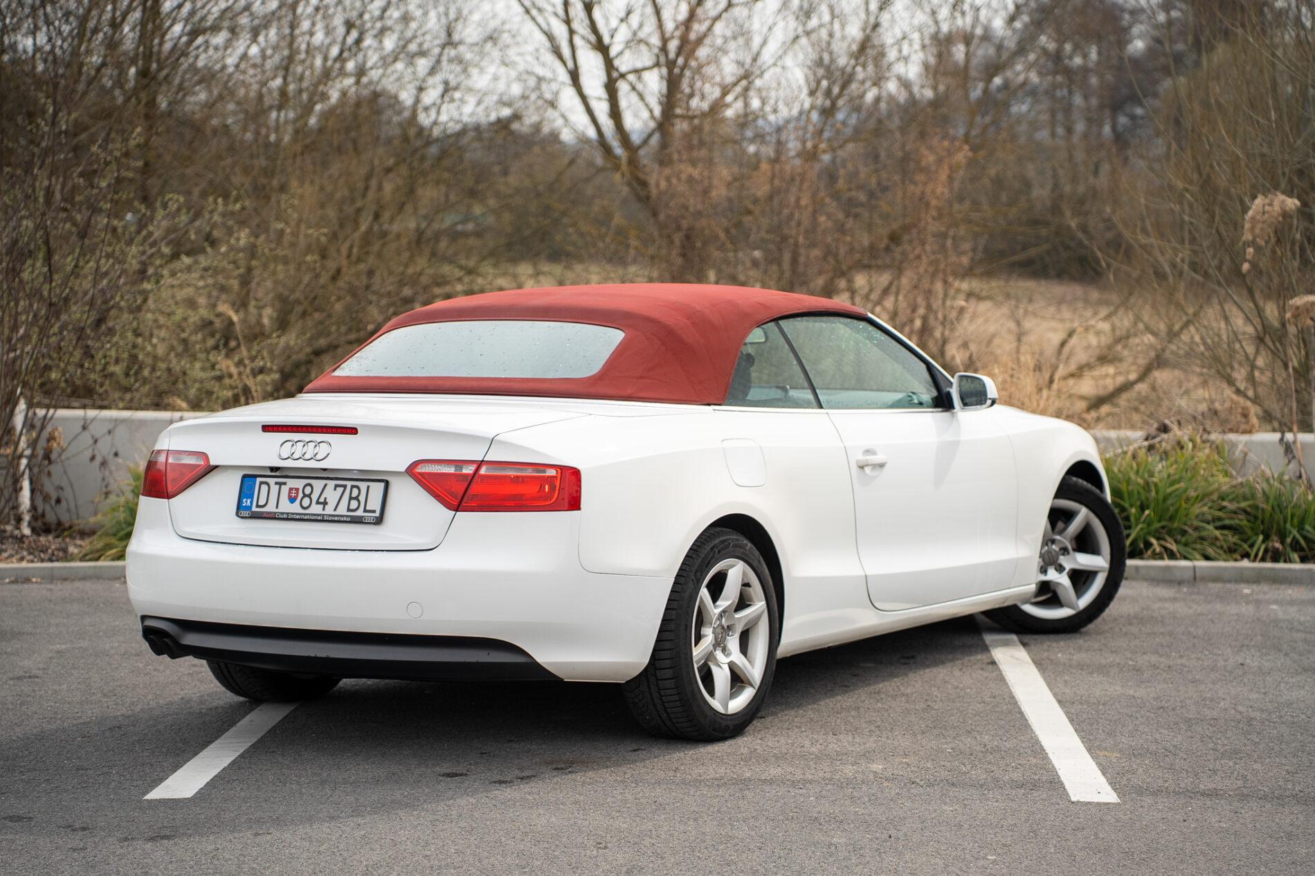 2010 AUDI A5, bílá kabriolet, 357 143 km