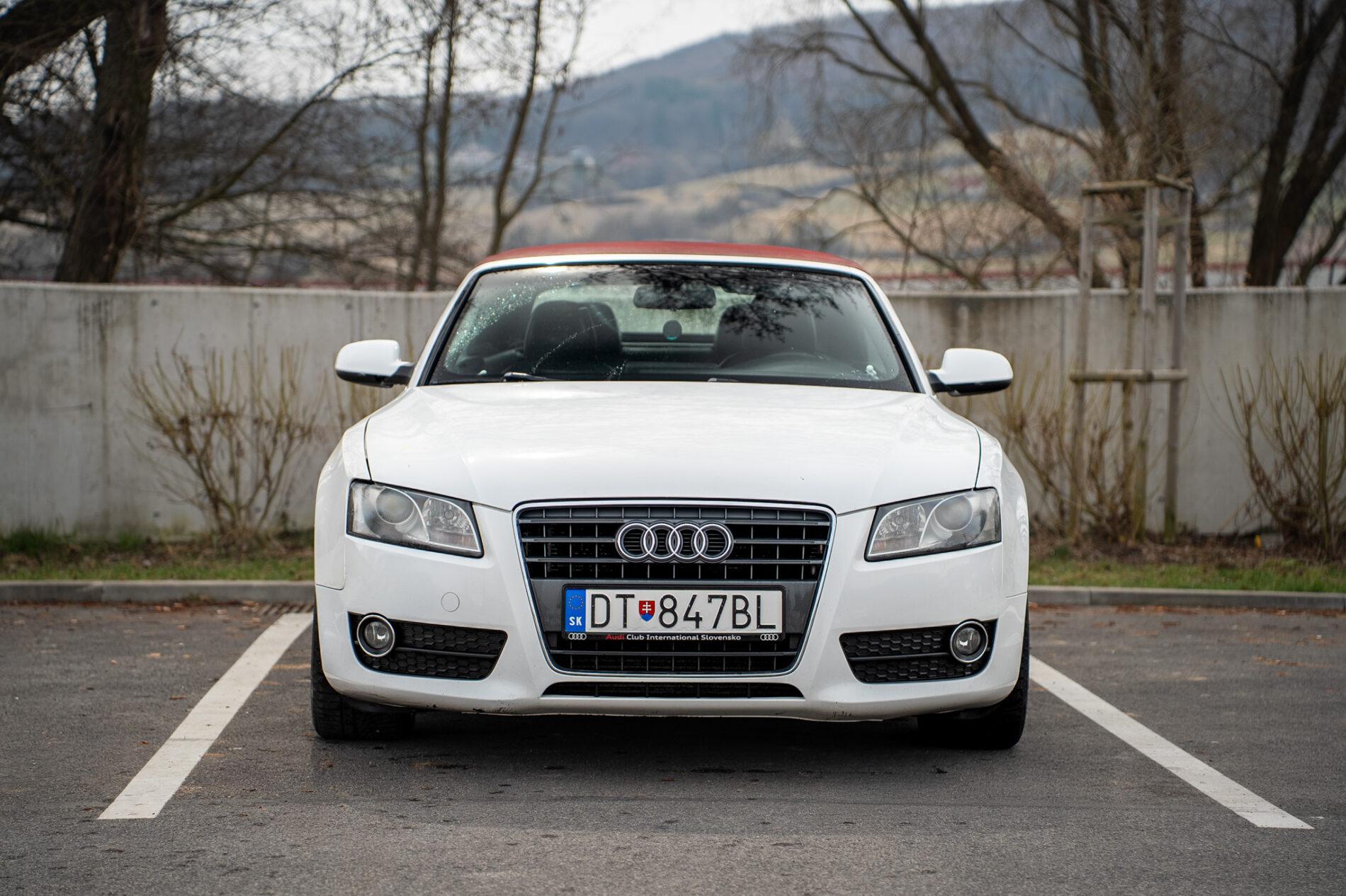 2010 AUDI A5, bílá kabriolet, 357 143 km