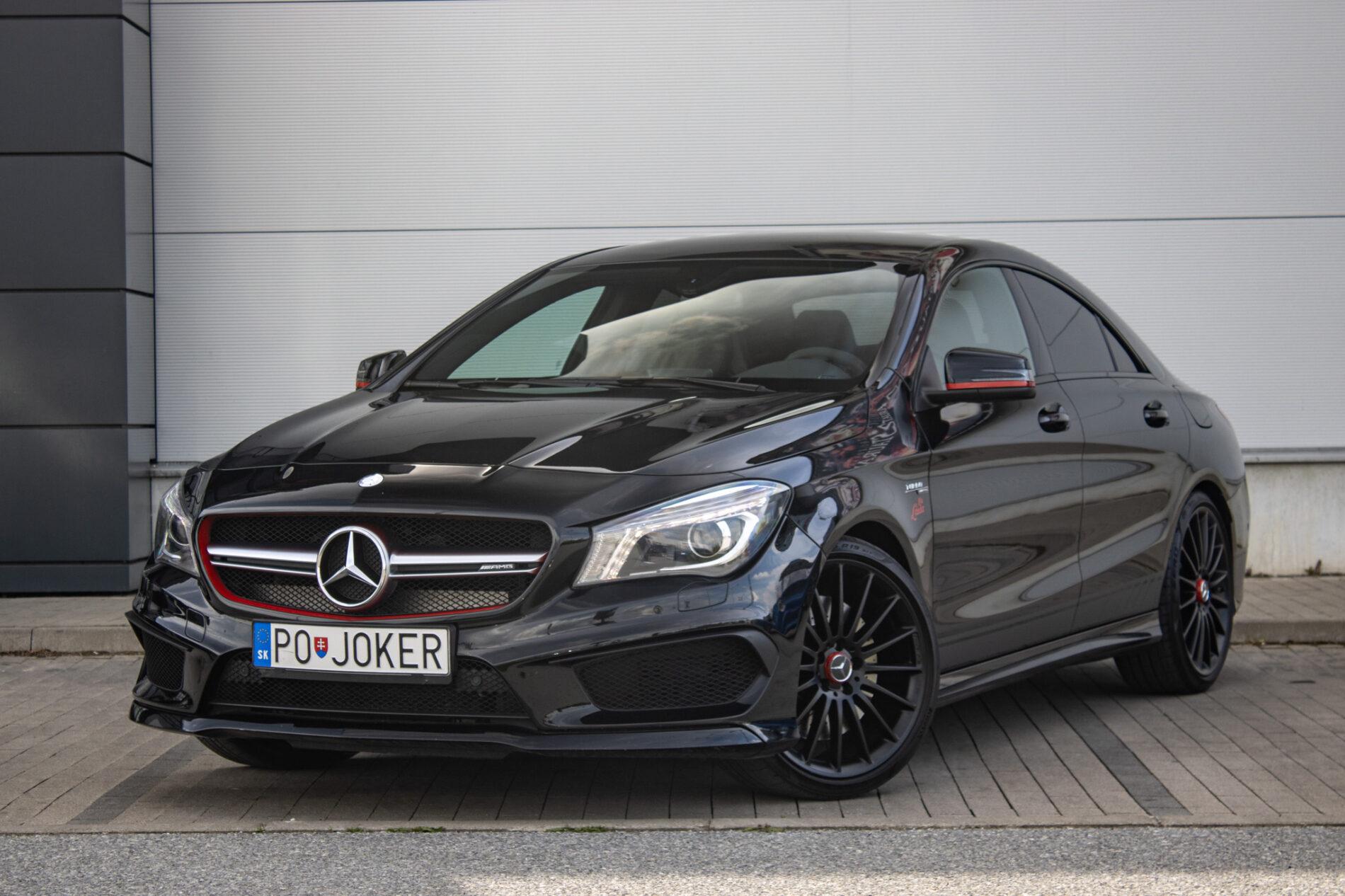 2014 Mercedes-Benz CLA 45 AMG, černá kupé, 135 120 km