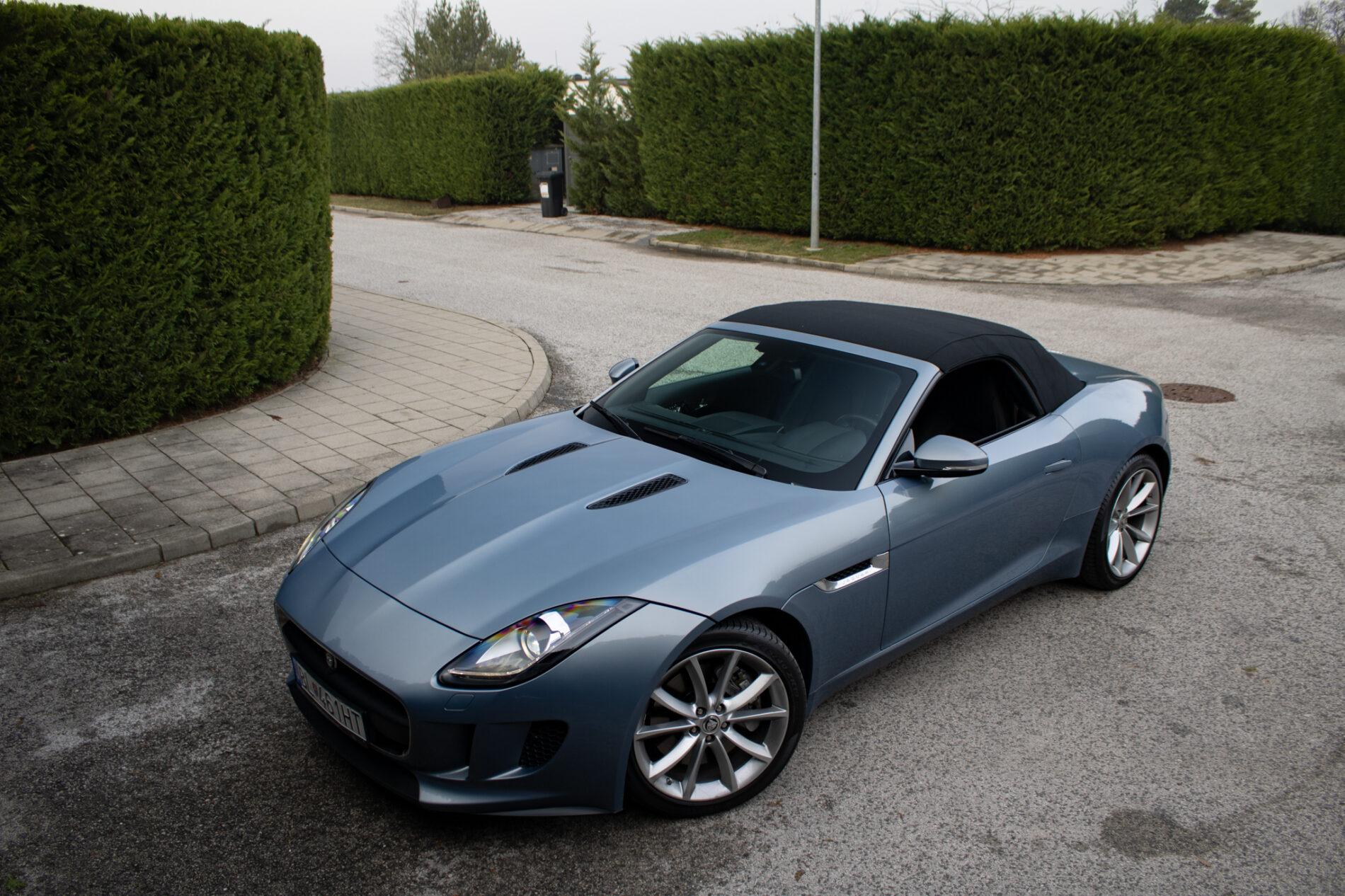 2014 Jaguar F-Type S, šedá kabriolet, 7 398 km