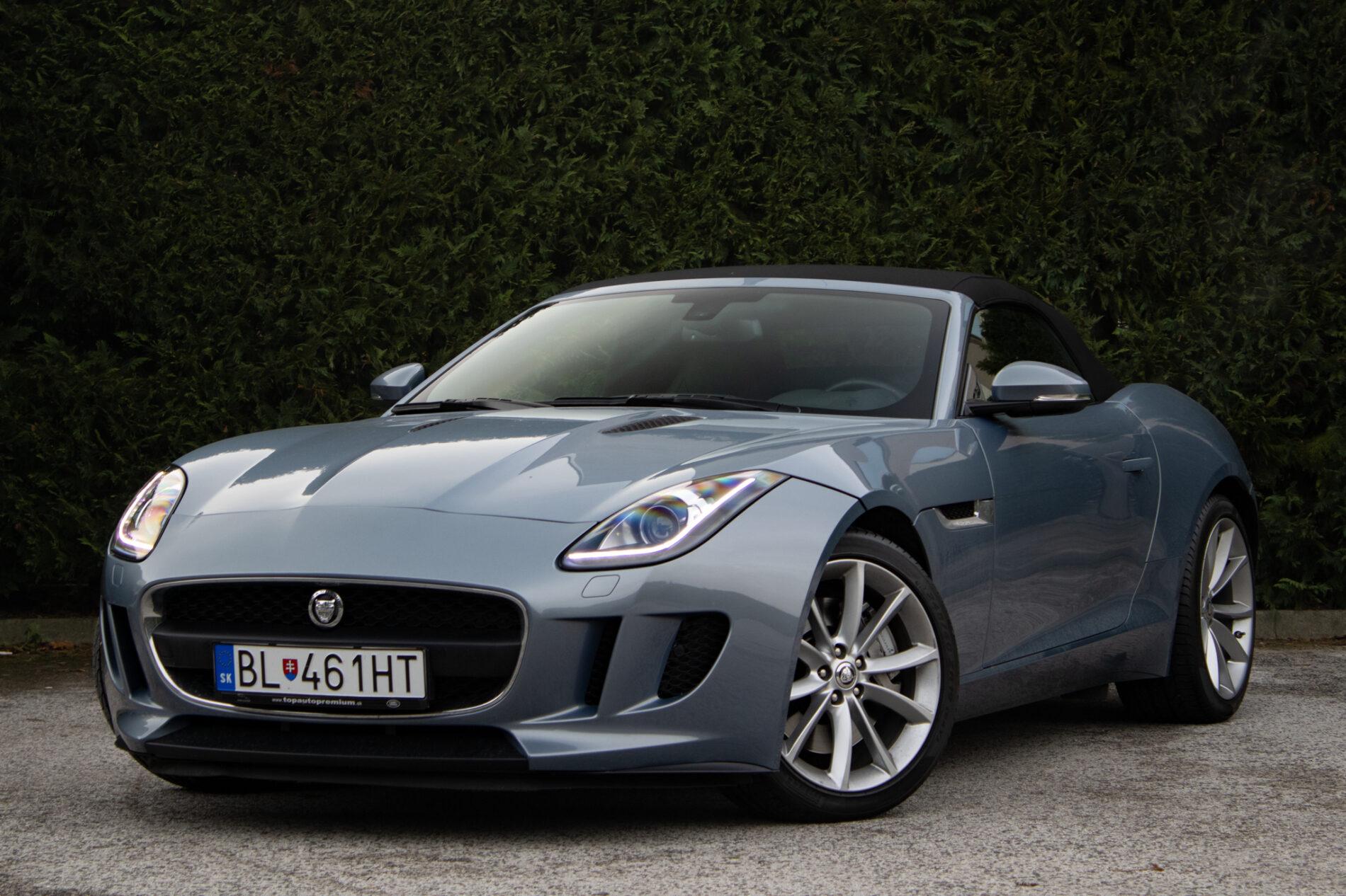 2014 Jaguar F-Type S, šedá kabriolet, 7 398 km