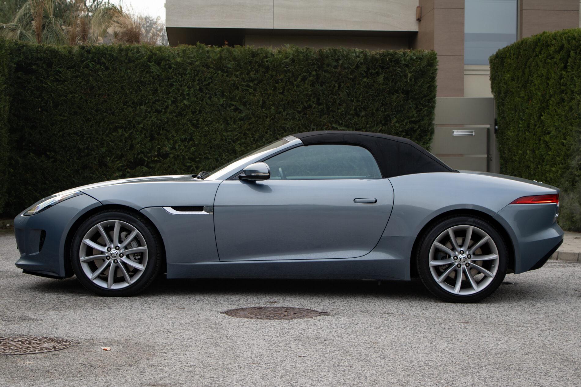 2014 Jaguar F-Type S, šedá kabriolet, 7 398 km