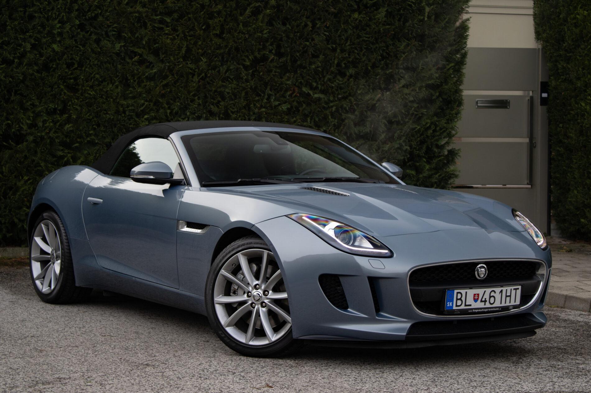 2014 Jaguar F-Type S, šedá kabriolet, 7 398 km