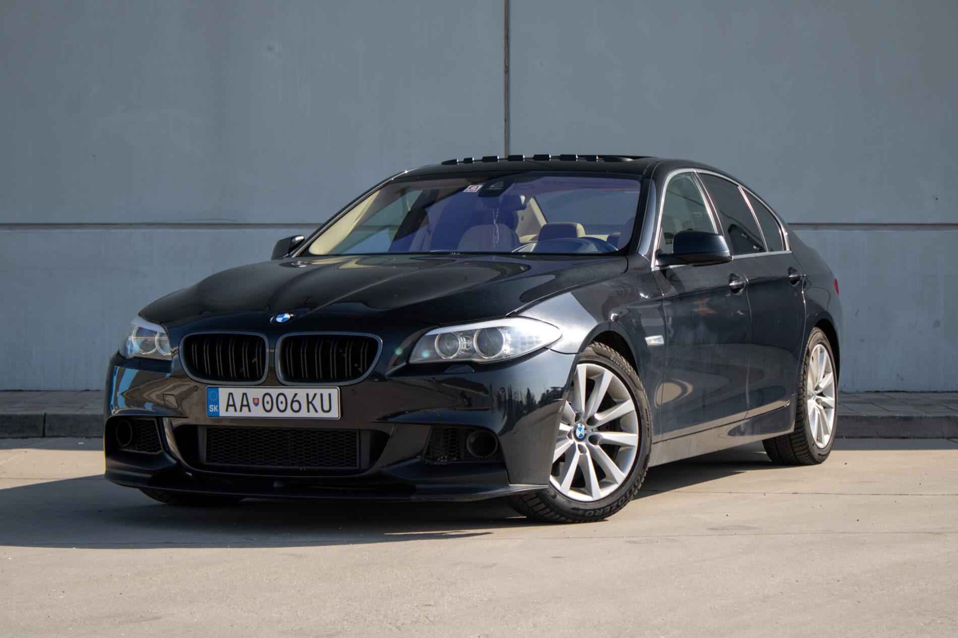2013 BMW 530d, černá sedan, 303 000 km